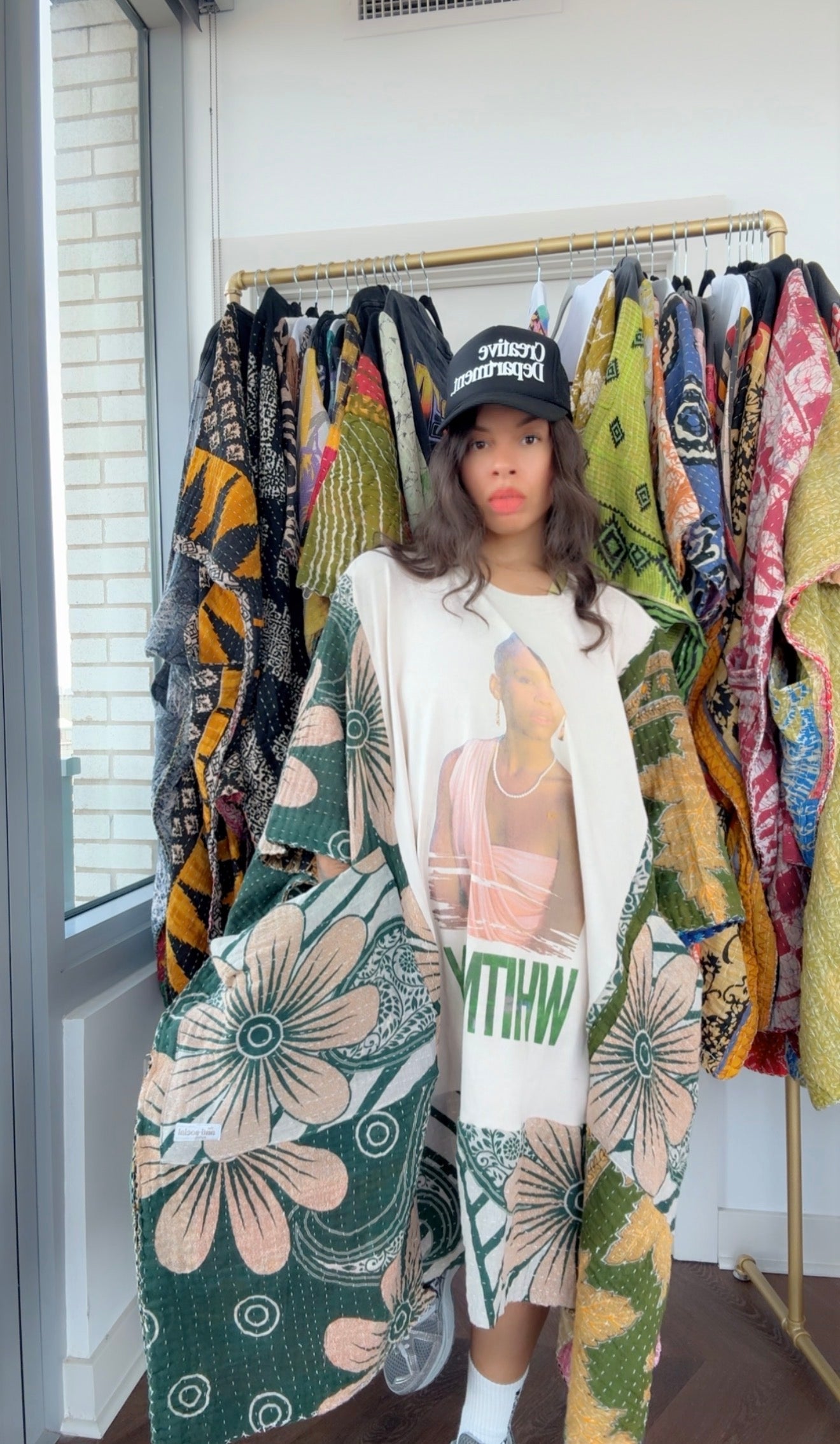 * A RARE Whitney Houston Original Kantha Band Tee Muu