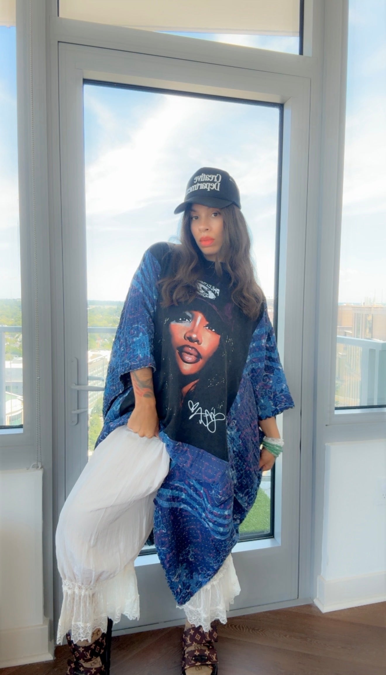 * 8/28 Drop SZA (Hand Dyed) Original Kantha Band Tee Muu (Top Tier Premium) Collectors Vault