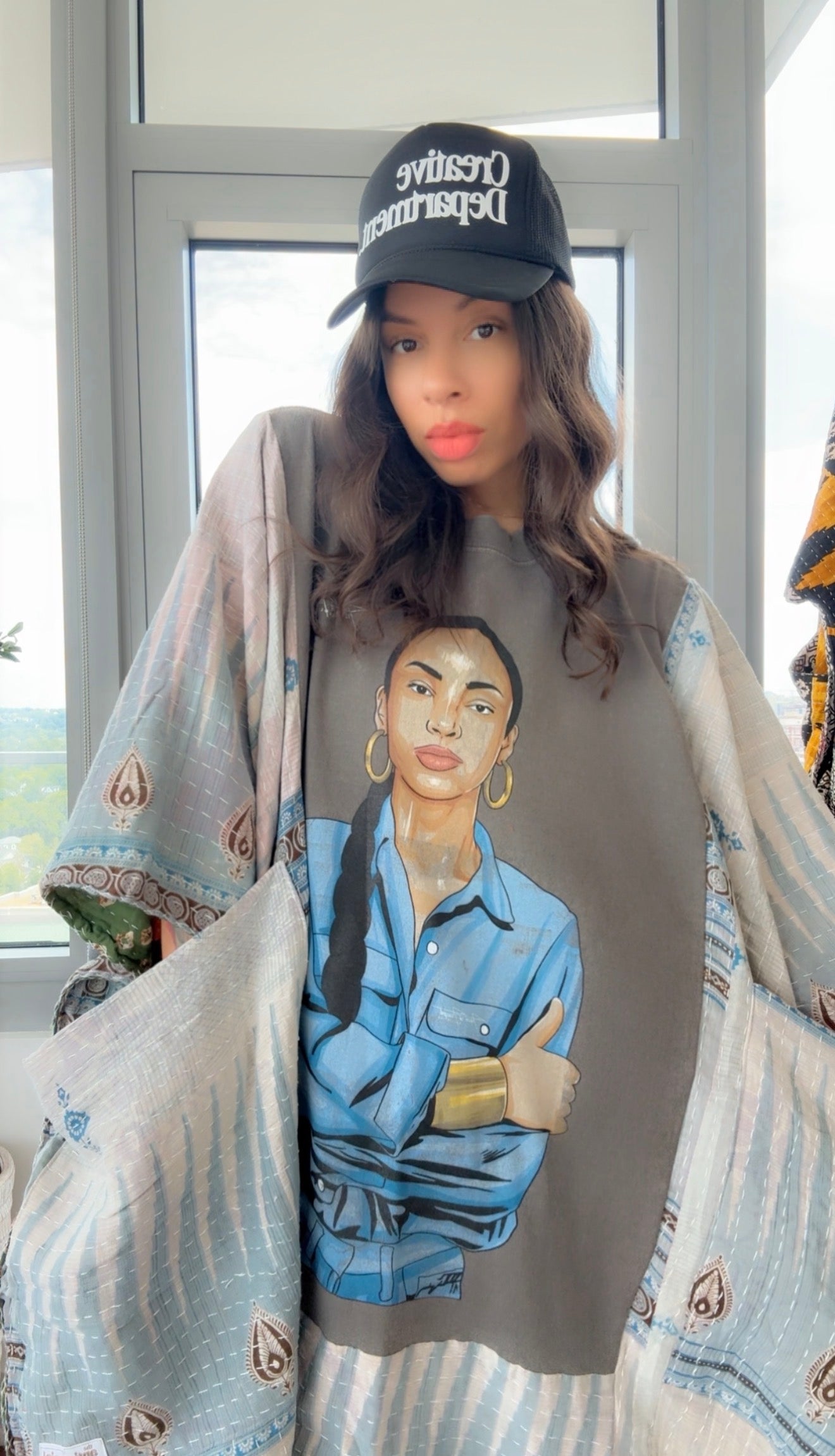 * A RARE Sade (tribal print) Original Kantha Band Tee Muu (Top Tier Premium) Collectors Vault