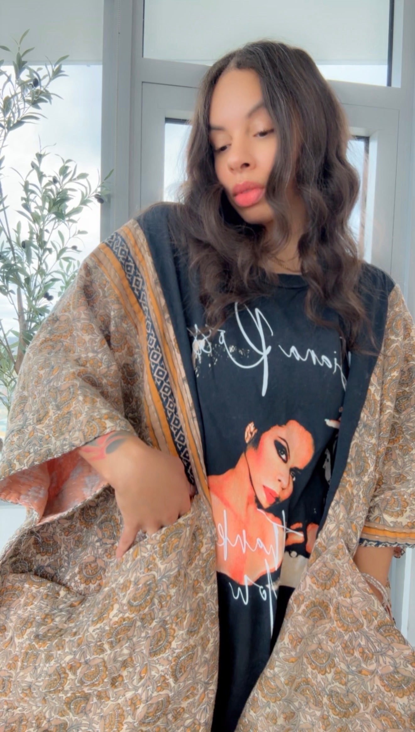 Diana Ross Original Kantha Band Tee Muu (Premium)