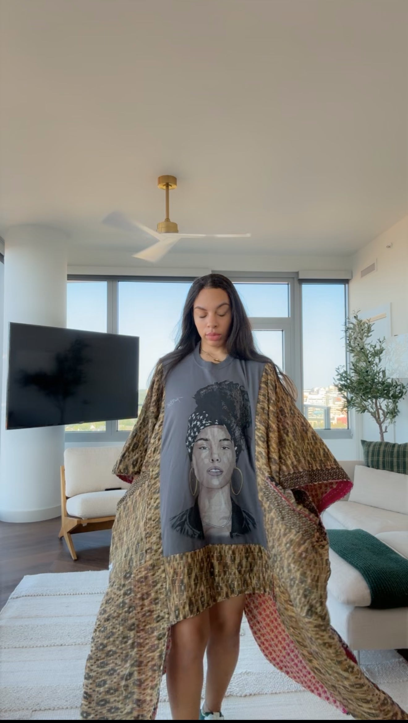 *Alicia Keys Original Kantha Band Tee Muu