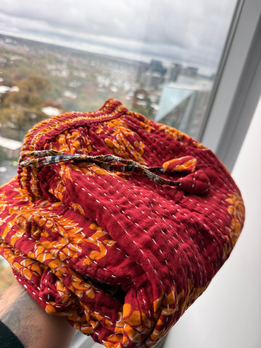 *Reversible Kantha Lounge Pants