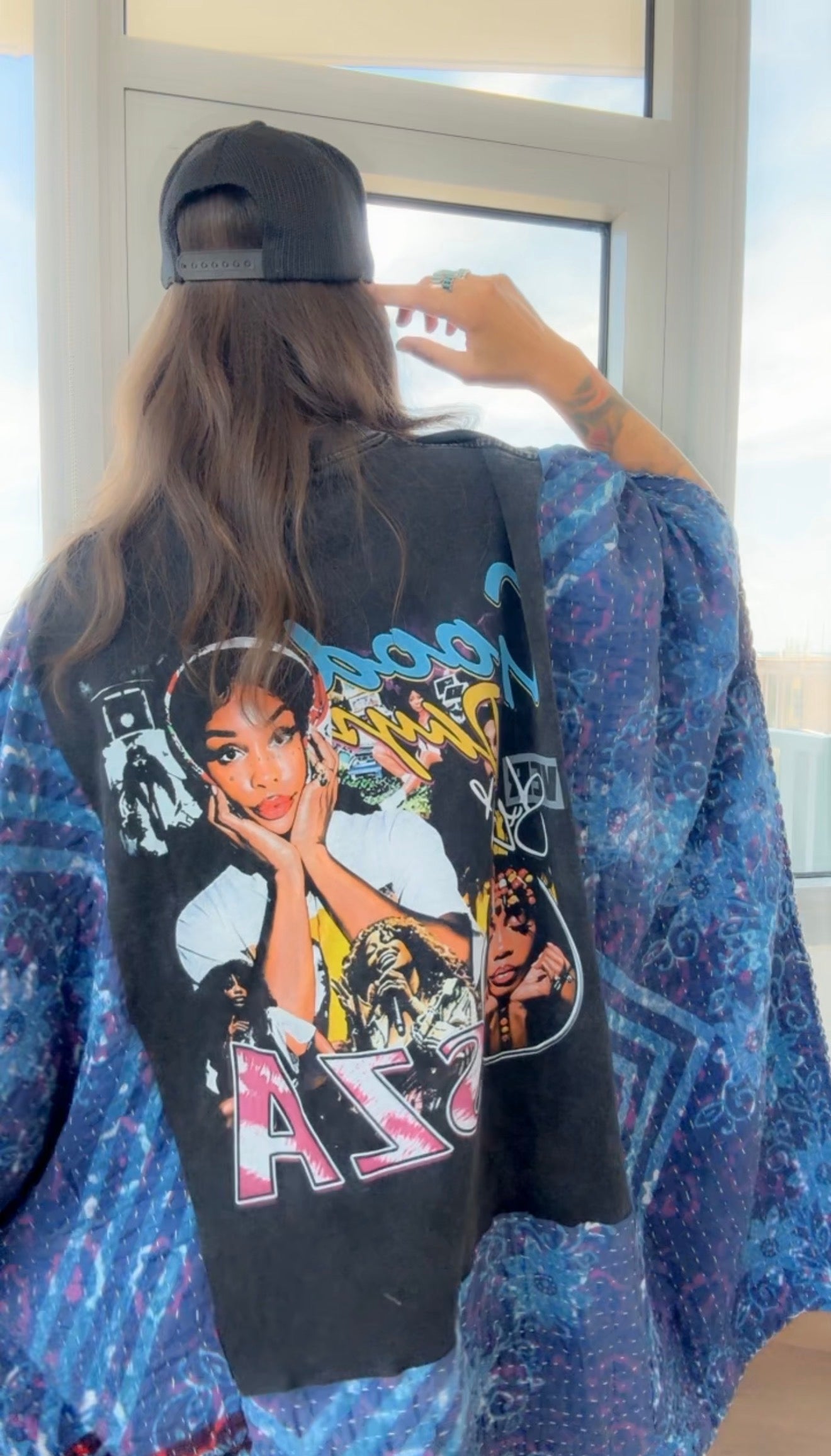 * 8/28 Drop SZA (Hand Dyed) Original Kantha Band Tee Muu (Top Tier Premium) Collectors Vault