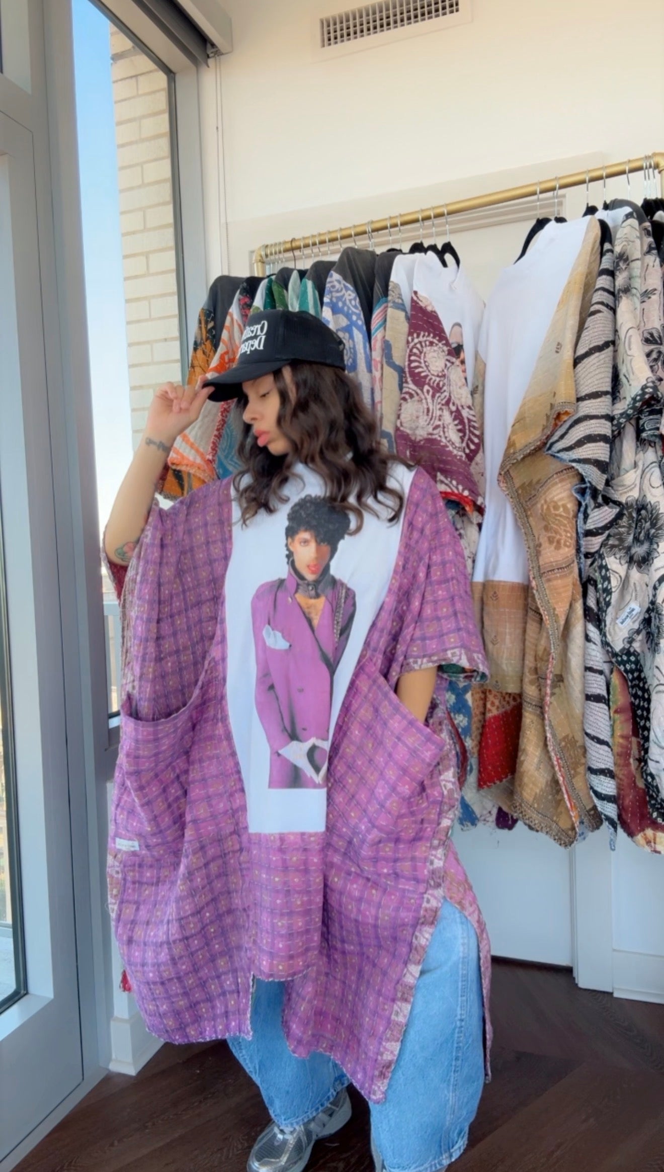 * RARE Prince Hand Painted Original Kantha Band Tee Muu (Top Tier Premium) Collectors Vault
