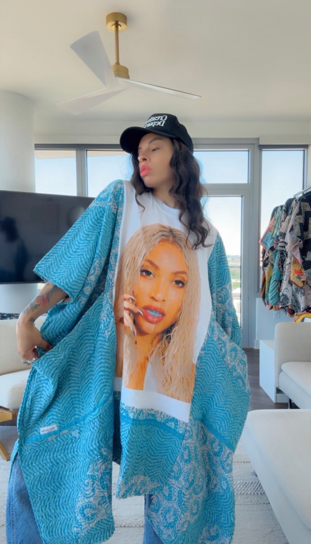 * Beyoncé Original Kantha Band Tee Muu (Top Tier Premium)