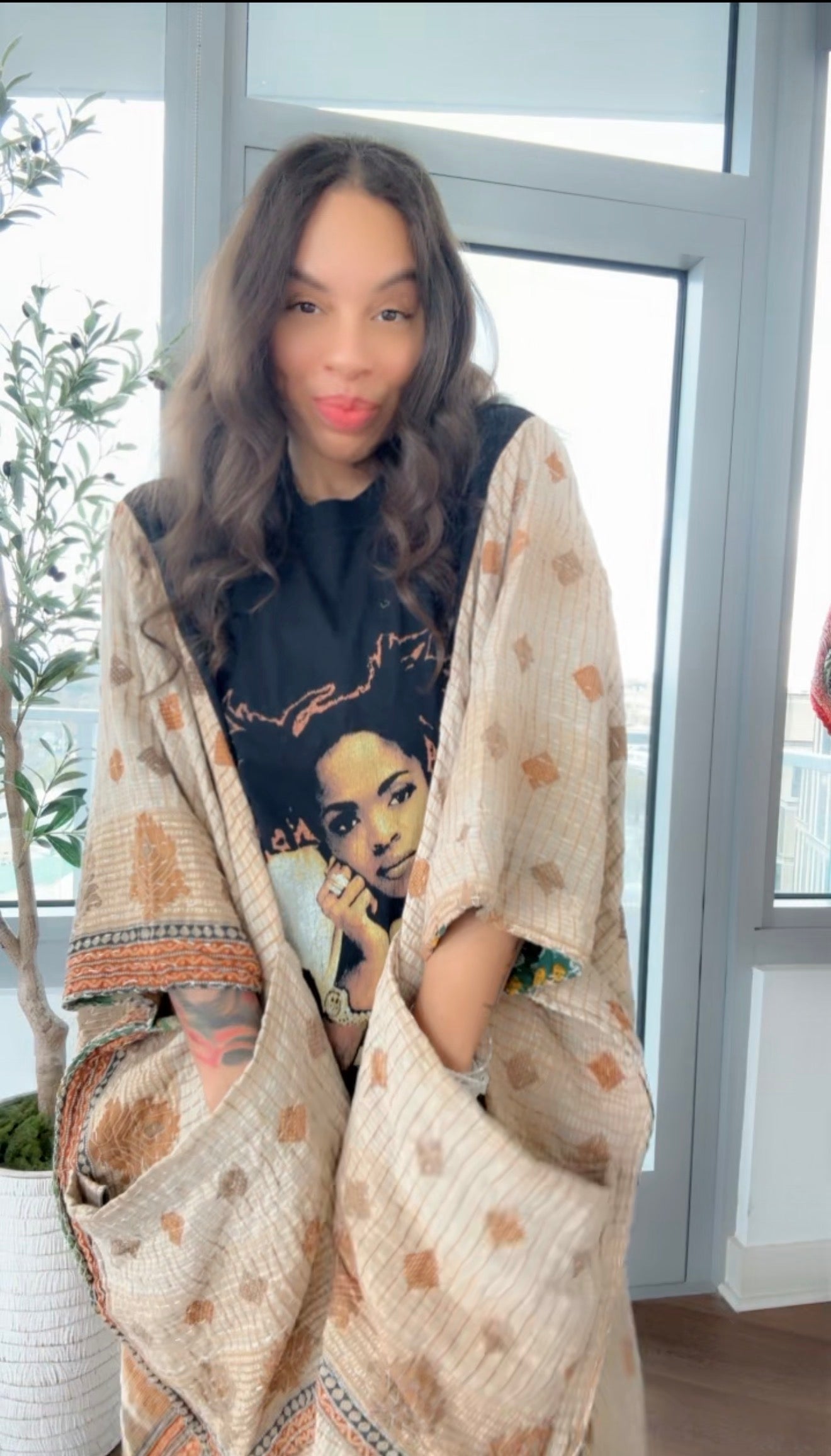 Lauryn Hill Original Kantha Band Tee Muu (Premium)