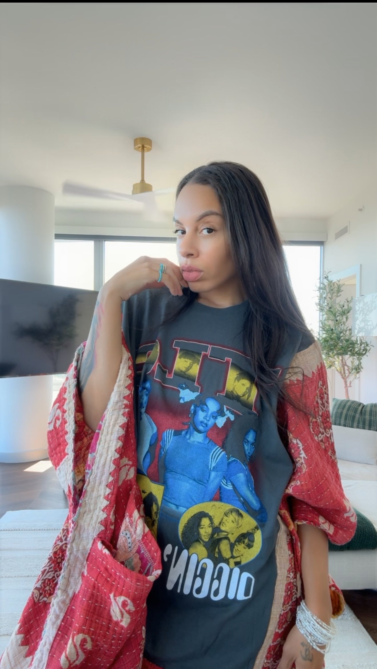 *TLC Original Kantha Band Tee Muu