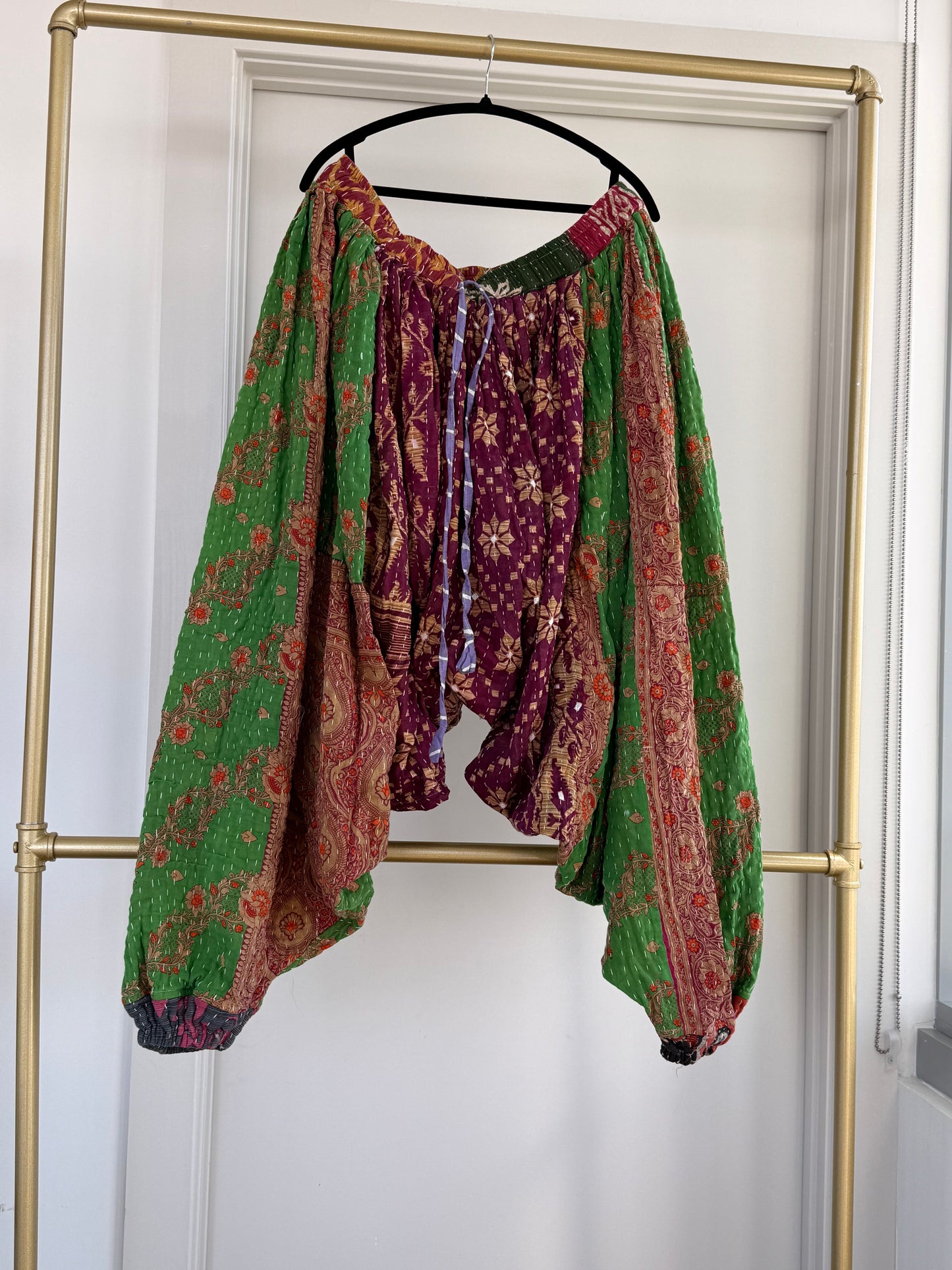 ** Reversible Kantha Harem Pants (only)