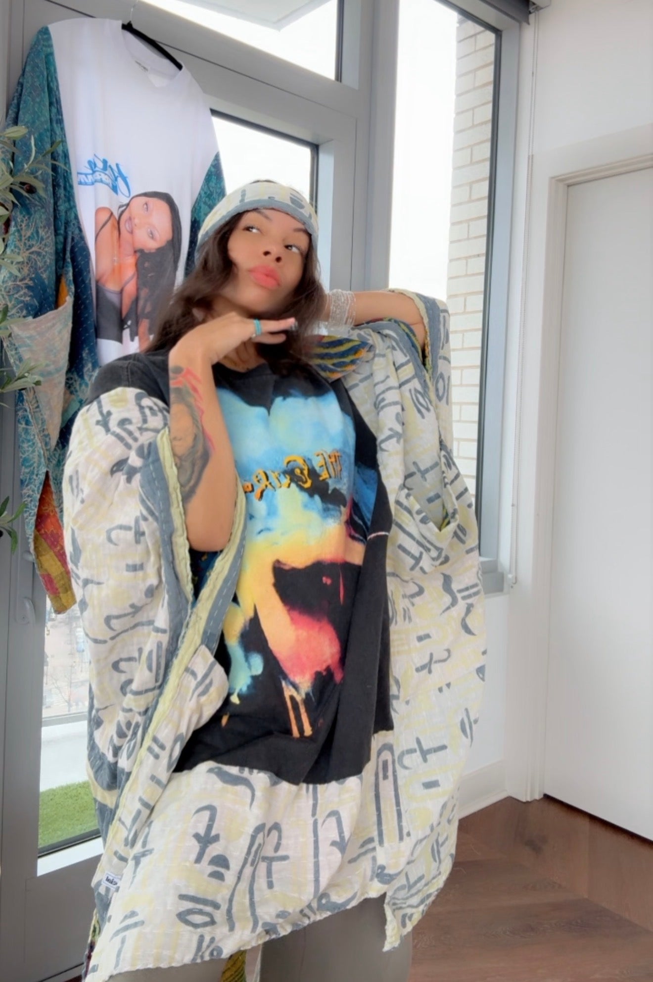 ** The Cure Original Kantha Band Tee Muu