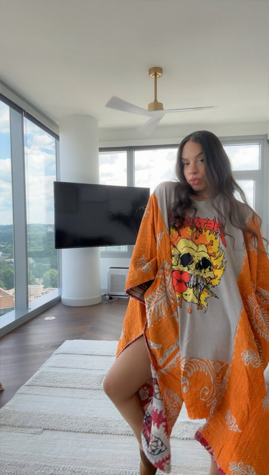 *Metallica Original Kantha Band Tee Muu