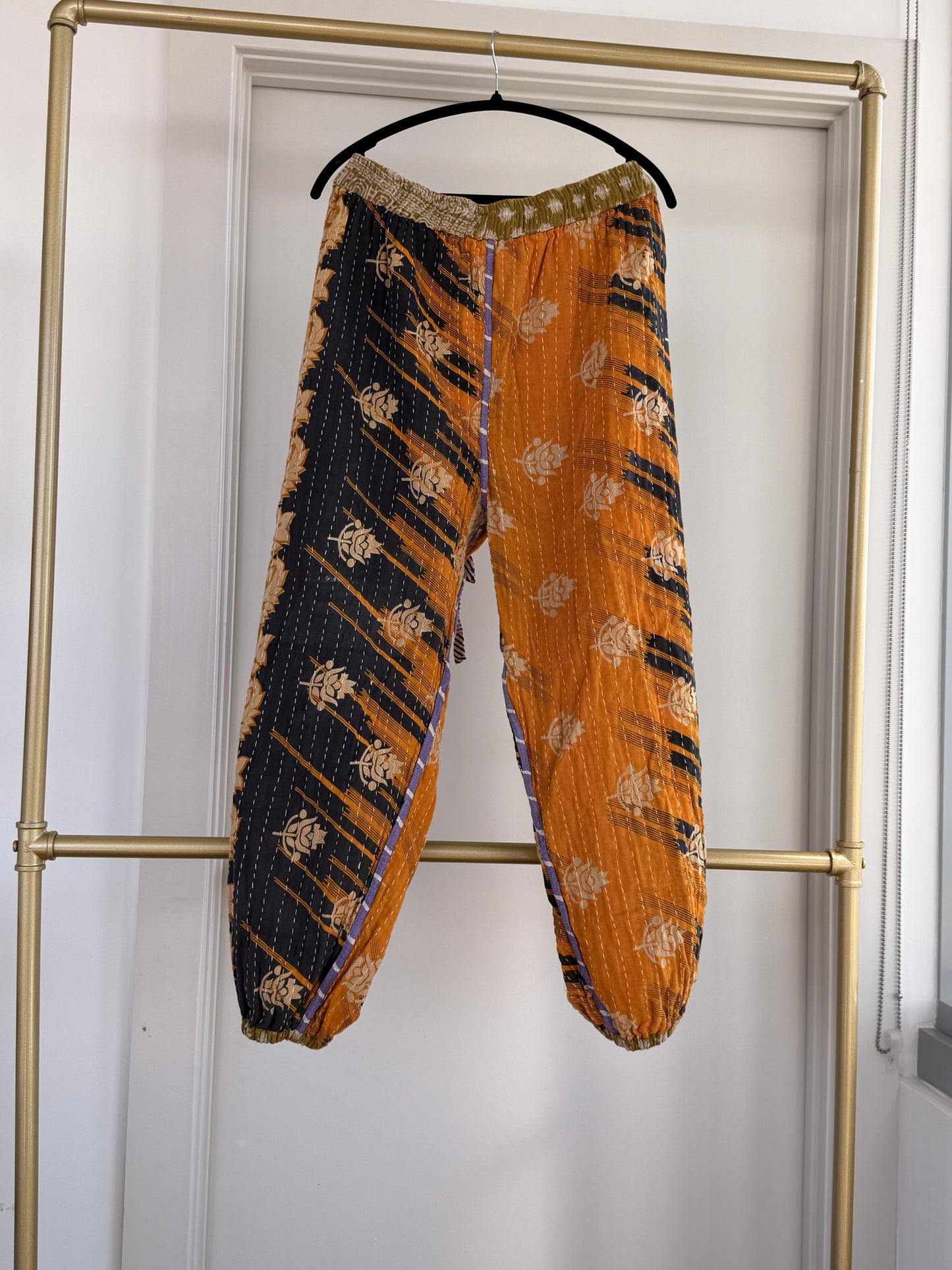 ** Reversible Kantha Jogger Pants (only)