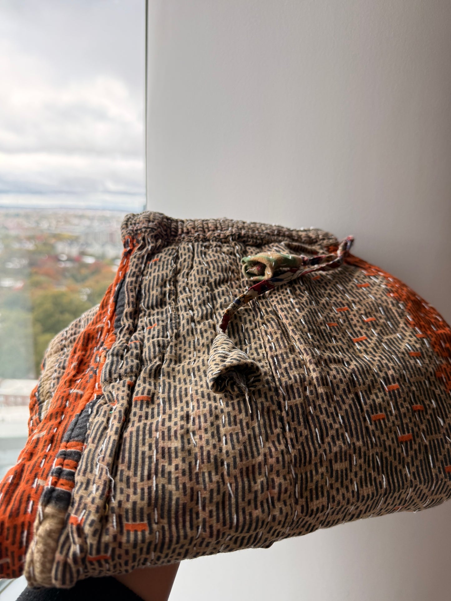 *Reversible Kantha Lounge Pants