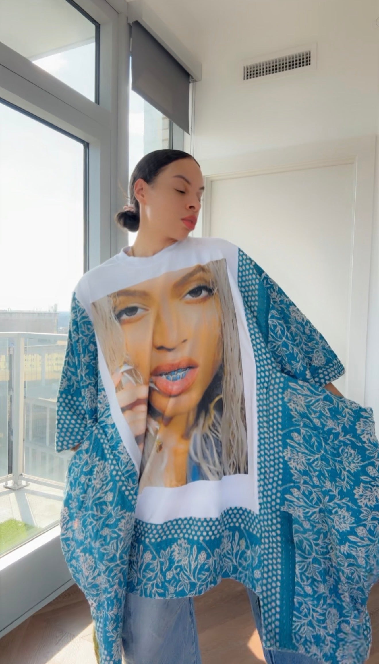 ** Beyoncé Original Kantha Band Tee Muu (Premium)