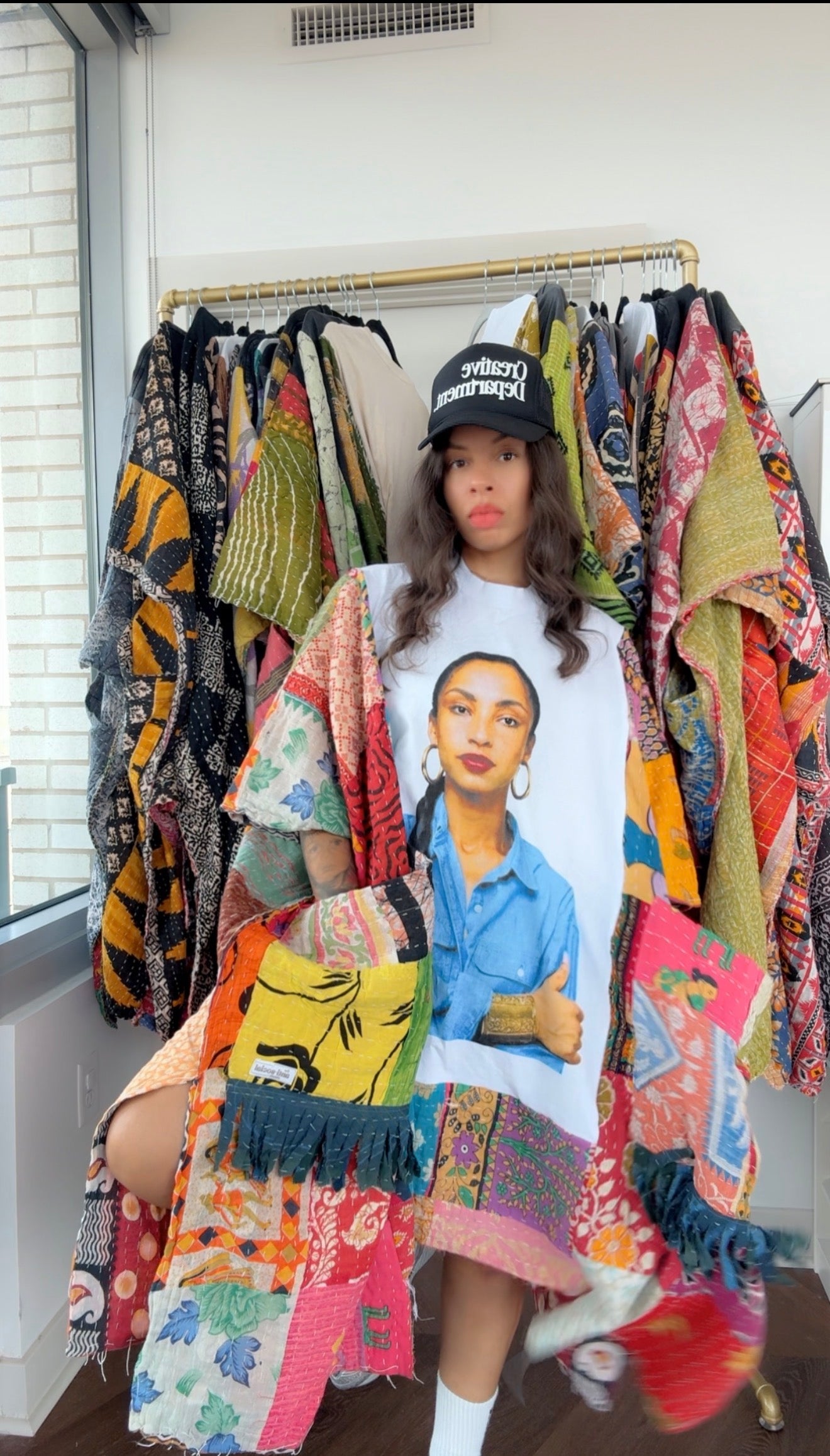 * A RARE Sade Patchwork (Raw Hem + Fringe) Original Kantha Band Tee Muu (Top Tier Premium) Collectors Vault