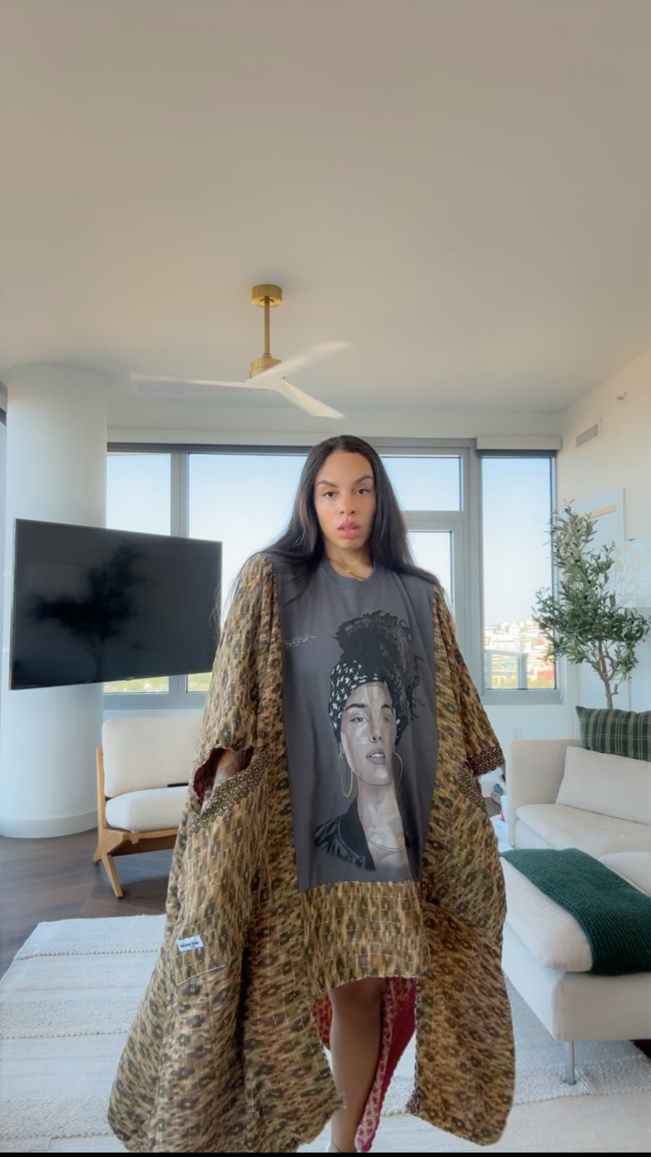 *Alicia Keys Original Kantha Band Tee Muu