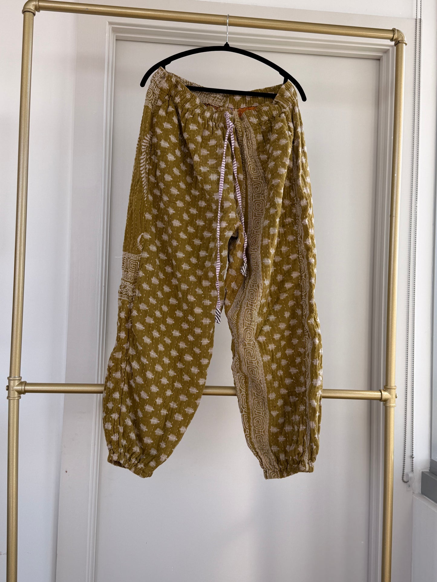 ** Reversible Kantha Jogger Pants (only)
