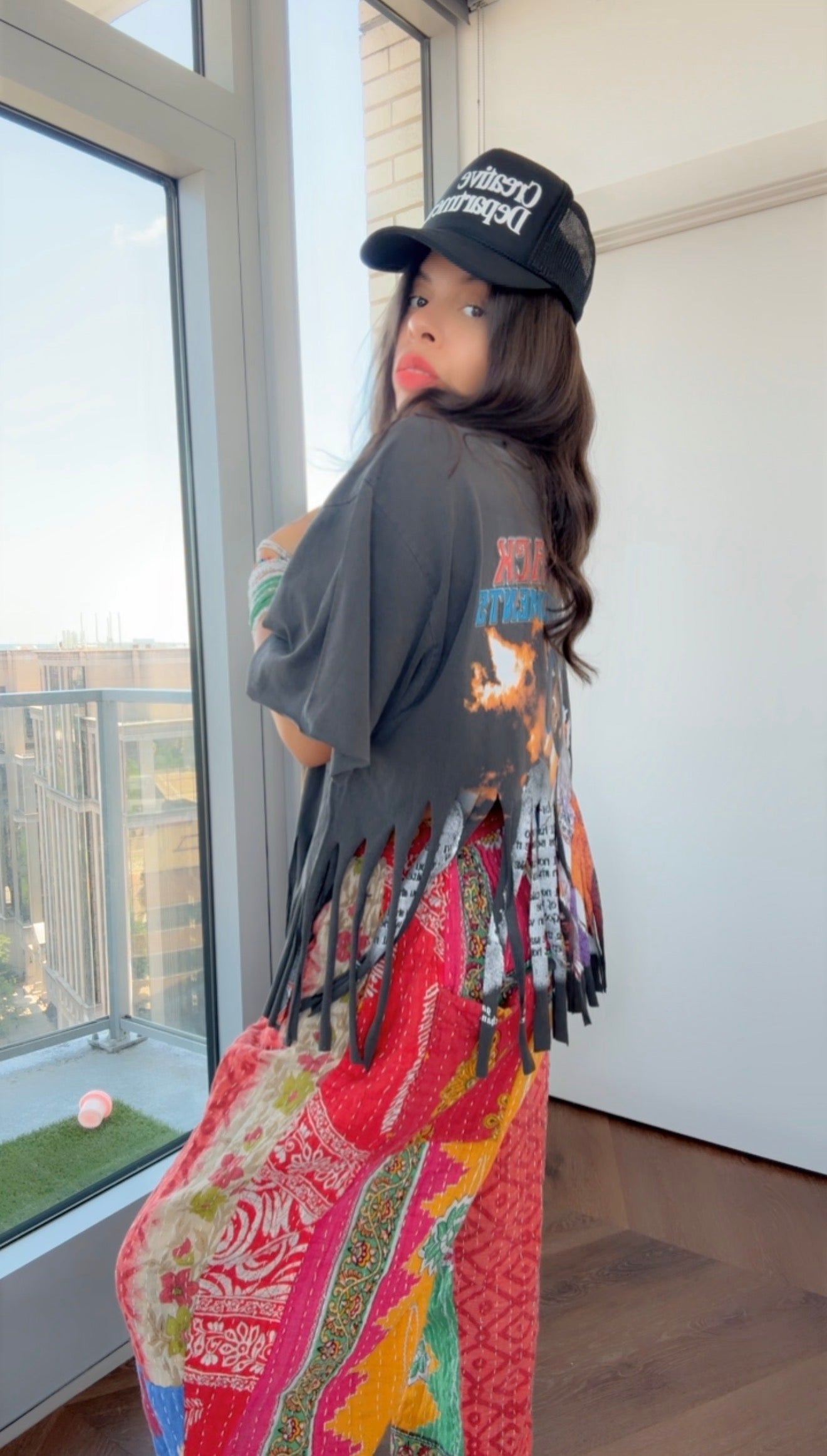 ** B.I.G Original Outlaw (open front) Fringe Tee