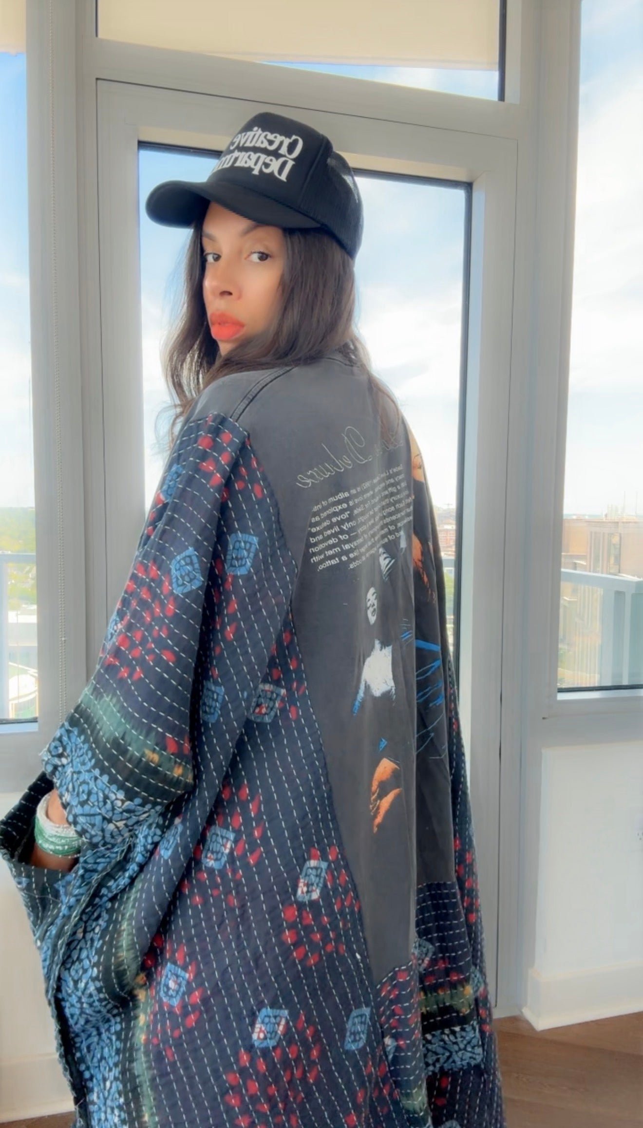 * 8/28 Drop Sade Hand Dyed Original Kantha Band Tee Muu (Top Tier Premium) Collectors Vault