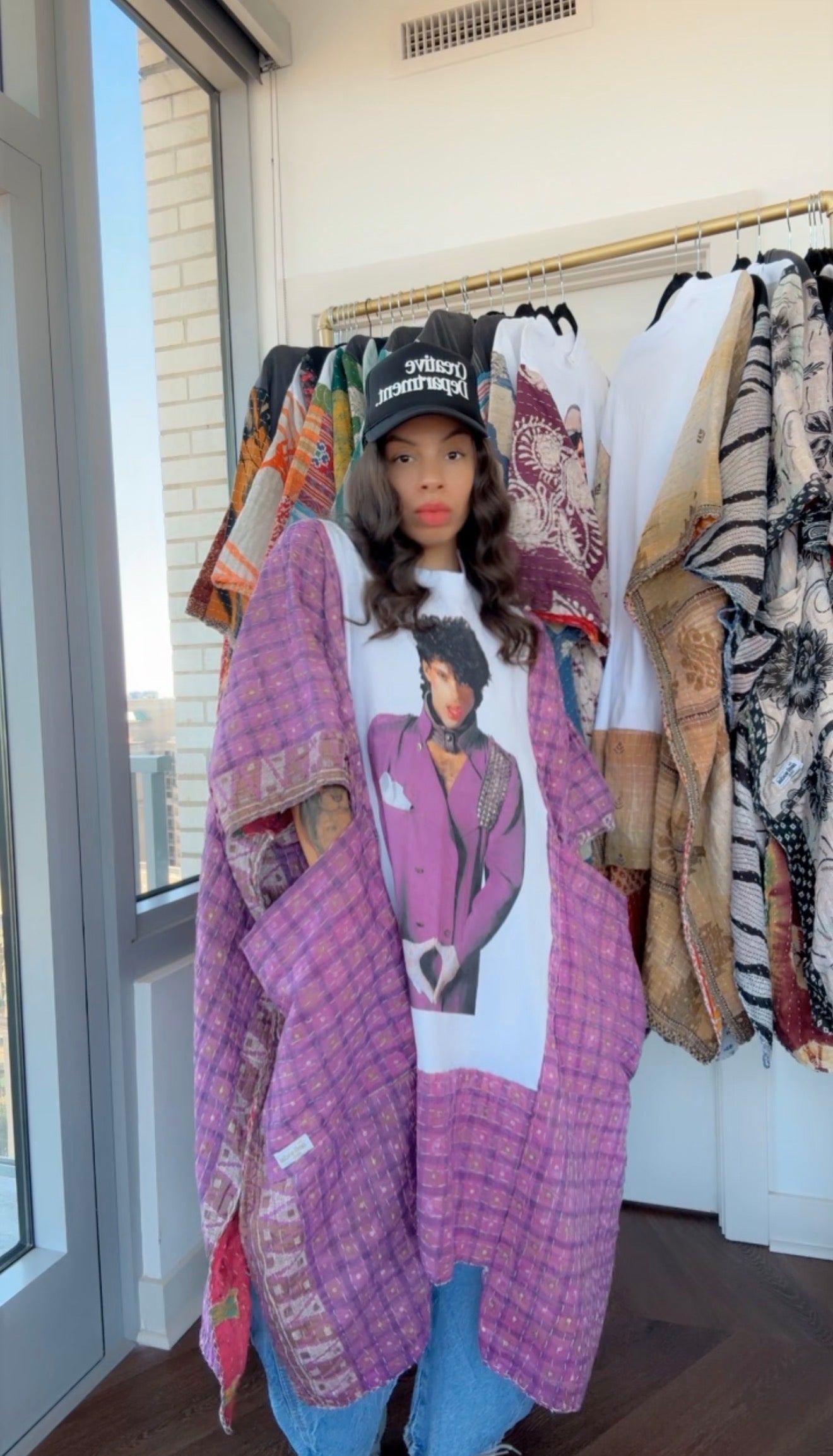 * RARE Prince Hand Painted Original Kantha Band Tee Muu (Top Tier Premium) Collectors Vault