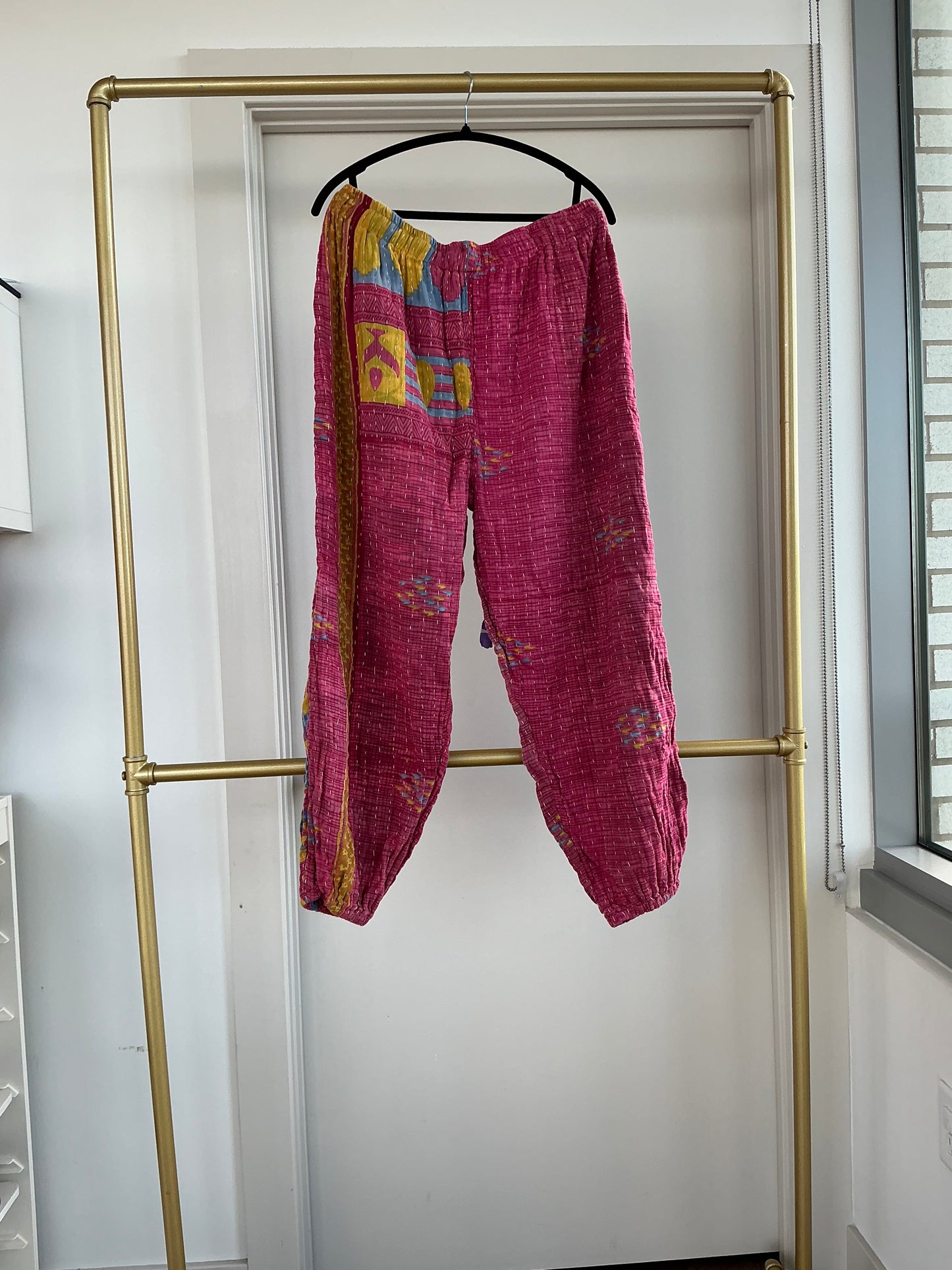 ** Reversible Kantha Jogger Pants (only)