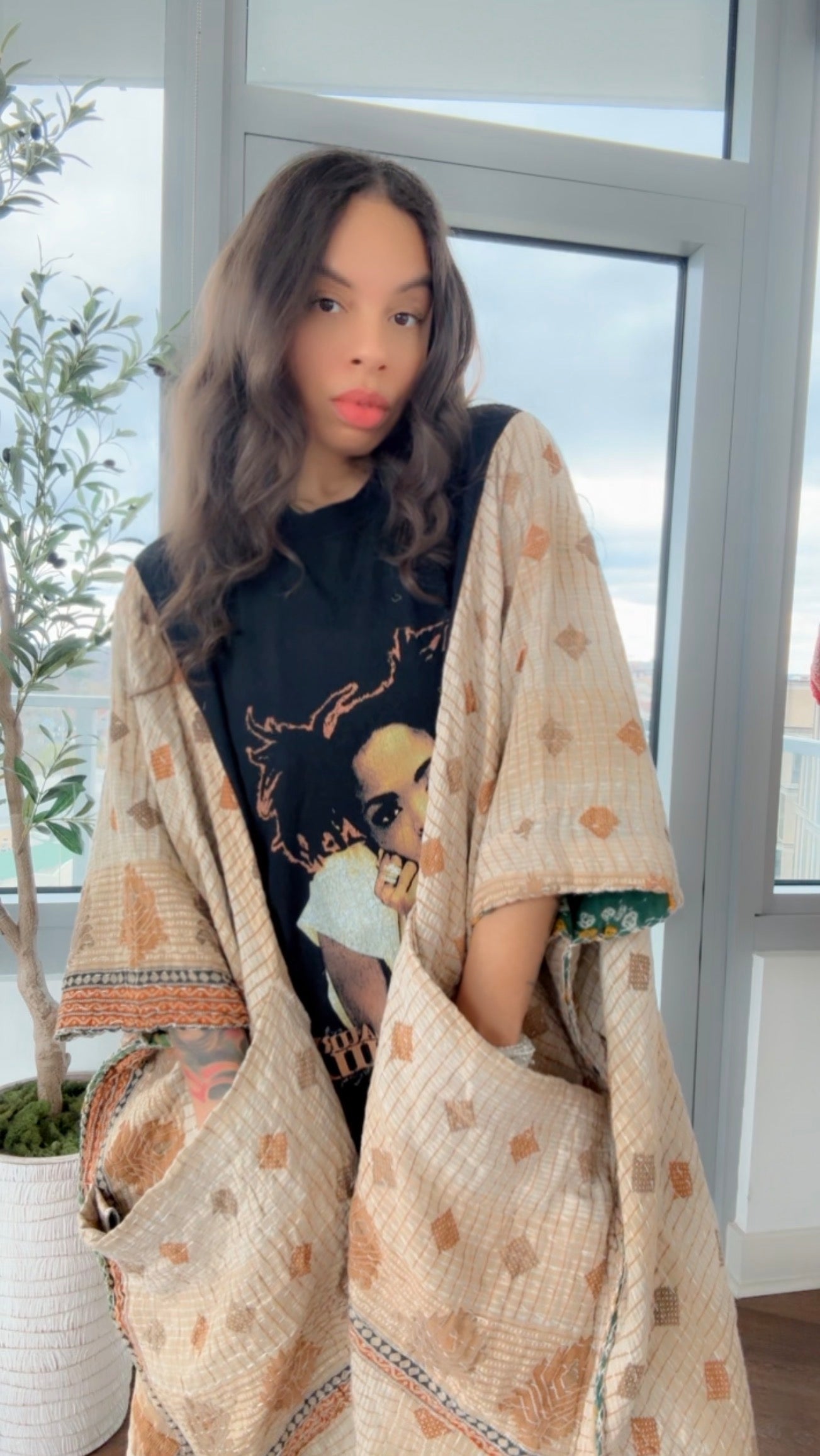 Lauryn Hill Original Kantha Band Tee Muu (Premium)