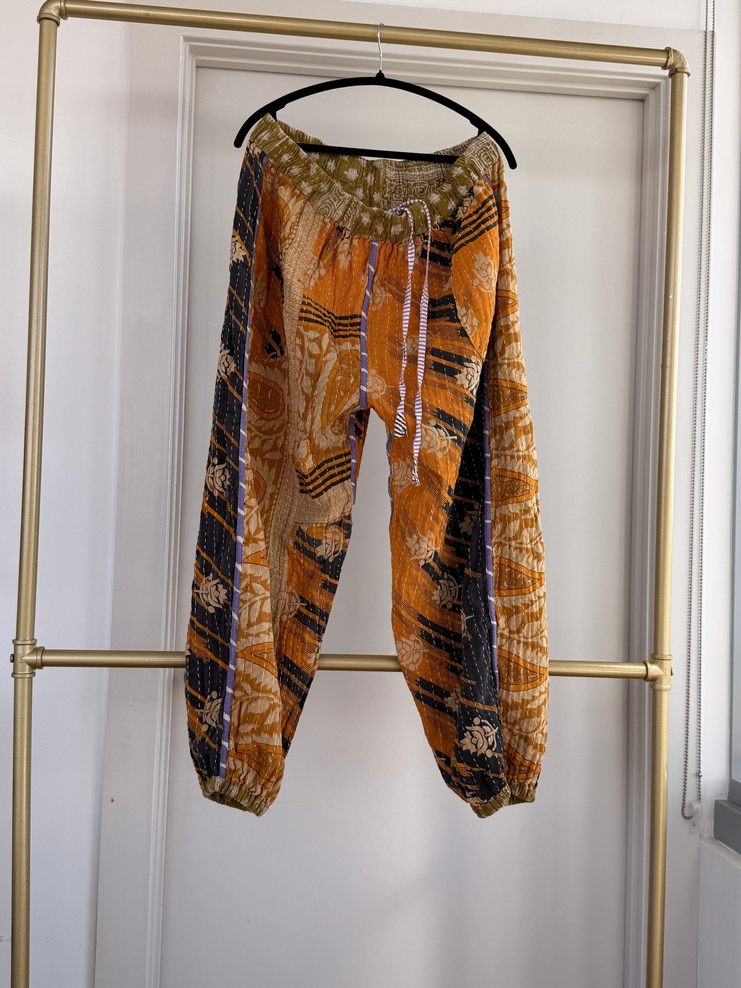 ** Reversible Kantha Jogger Pants (only)