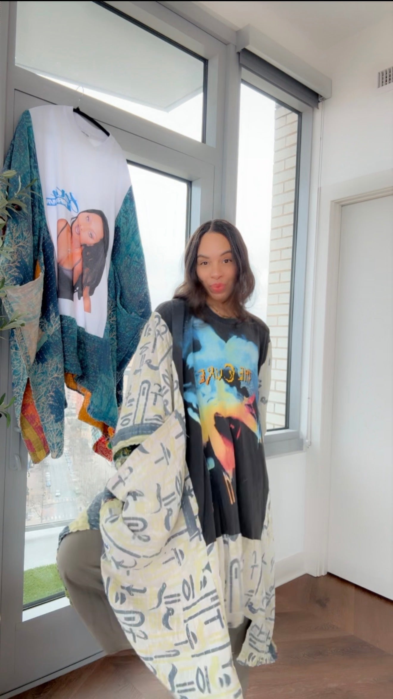 ** The Cure Original Kantha Band Tee Muu