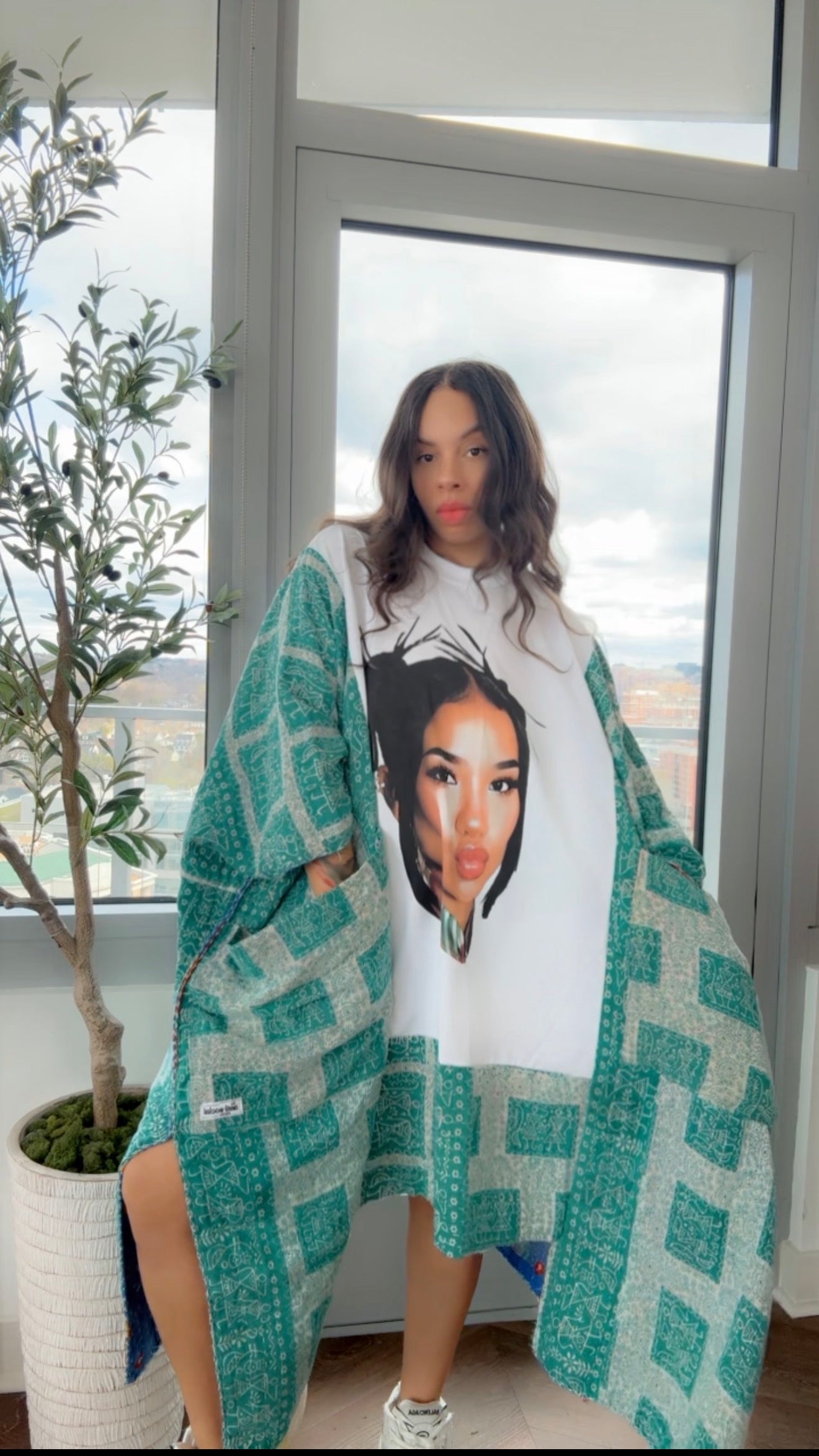Jhene’ Aiko Original Kantha Band Tee Muu (Premium)