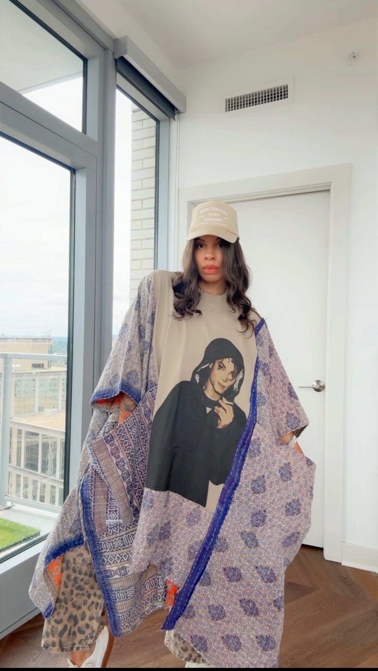 * 7/24 Drop Michael Jackson Original Kantha Band Tee Muu (Premium)