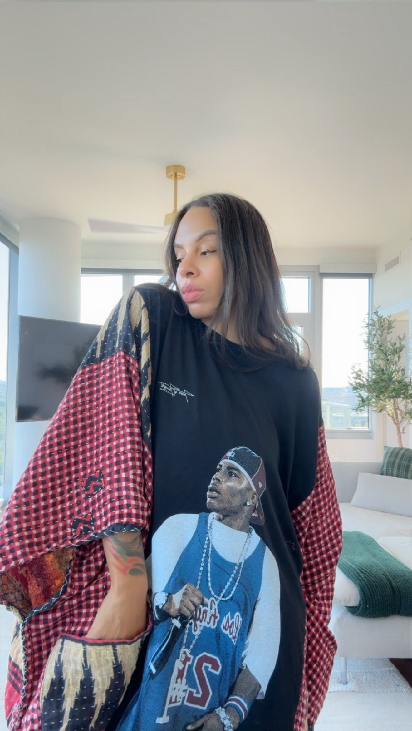 *Nelly Original Kantha Band Tee Muu