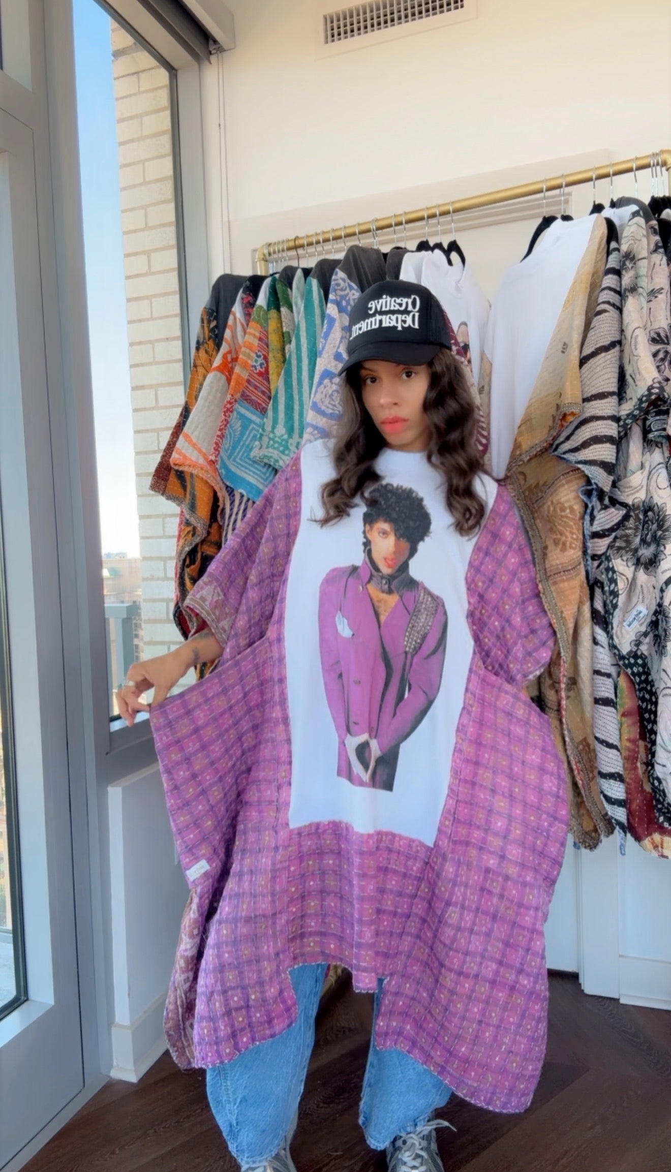 * RARE Prince Hand Painted Original Kantha Band Tee Muu (Top Tier Premium) Collectors Vault