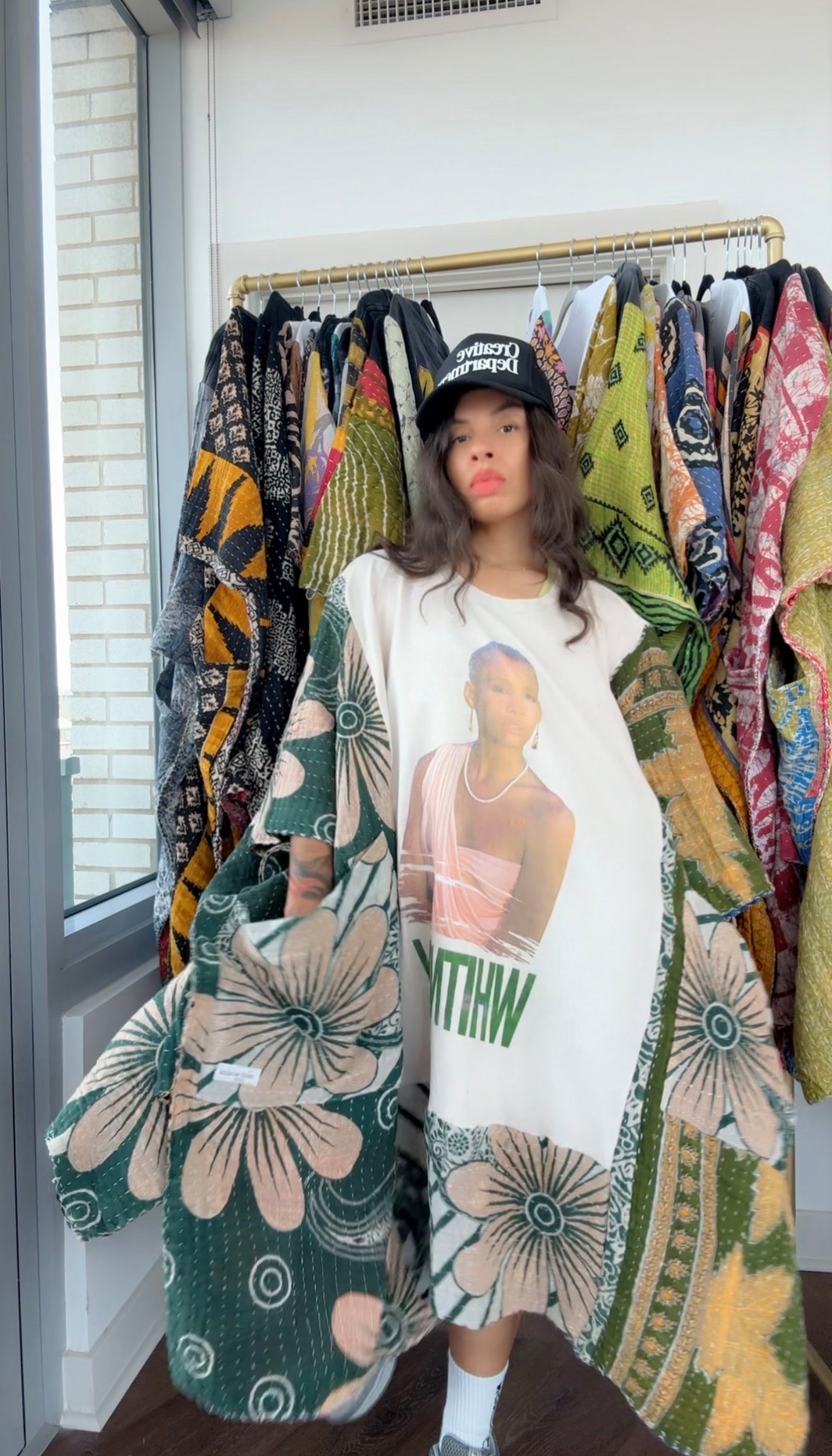 * A RARE Whitney Houston Original Kantha Band Tee Muu