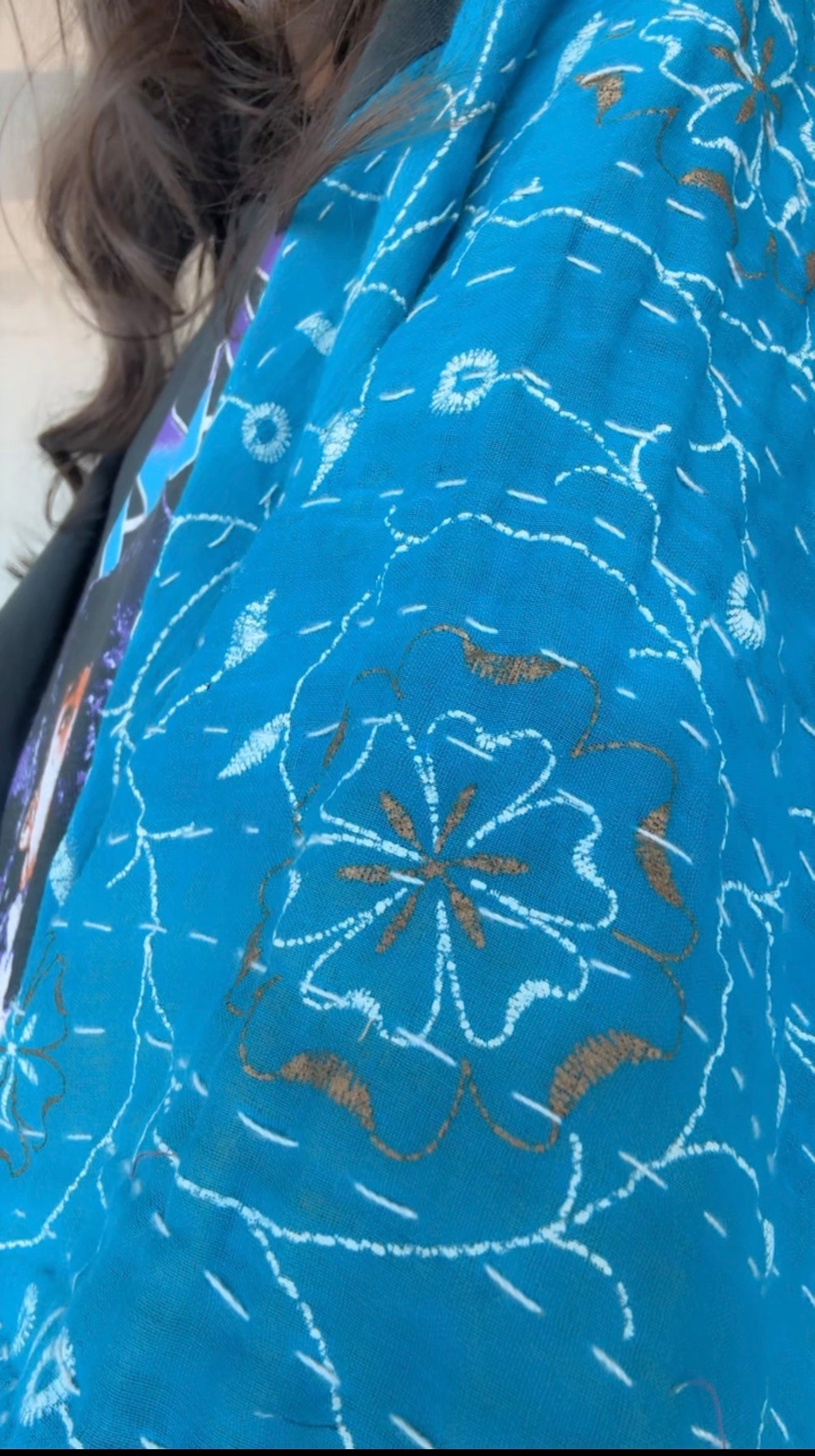 **Prince Original Kantha Band Tee Muu (premium hand painted quilt)