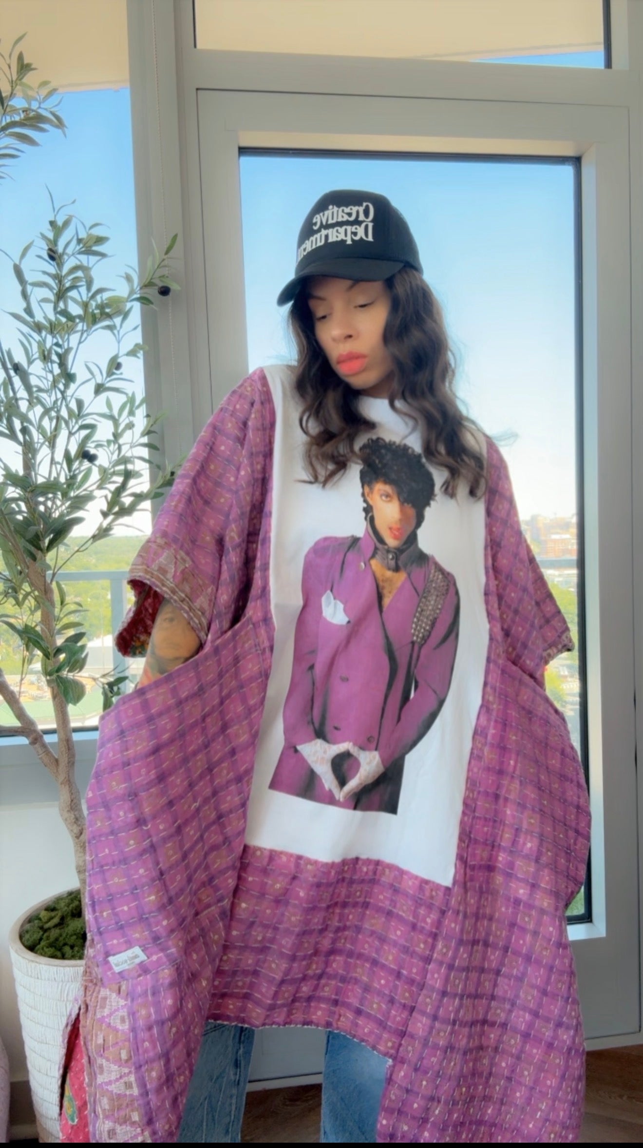 * RARE Prince Hand Painted Original Kantha Band Tee Muu (Top Tier Premium) Collectors Vault