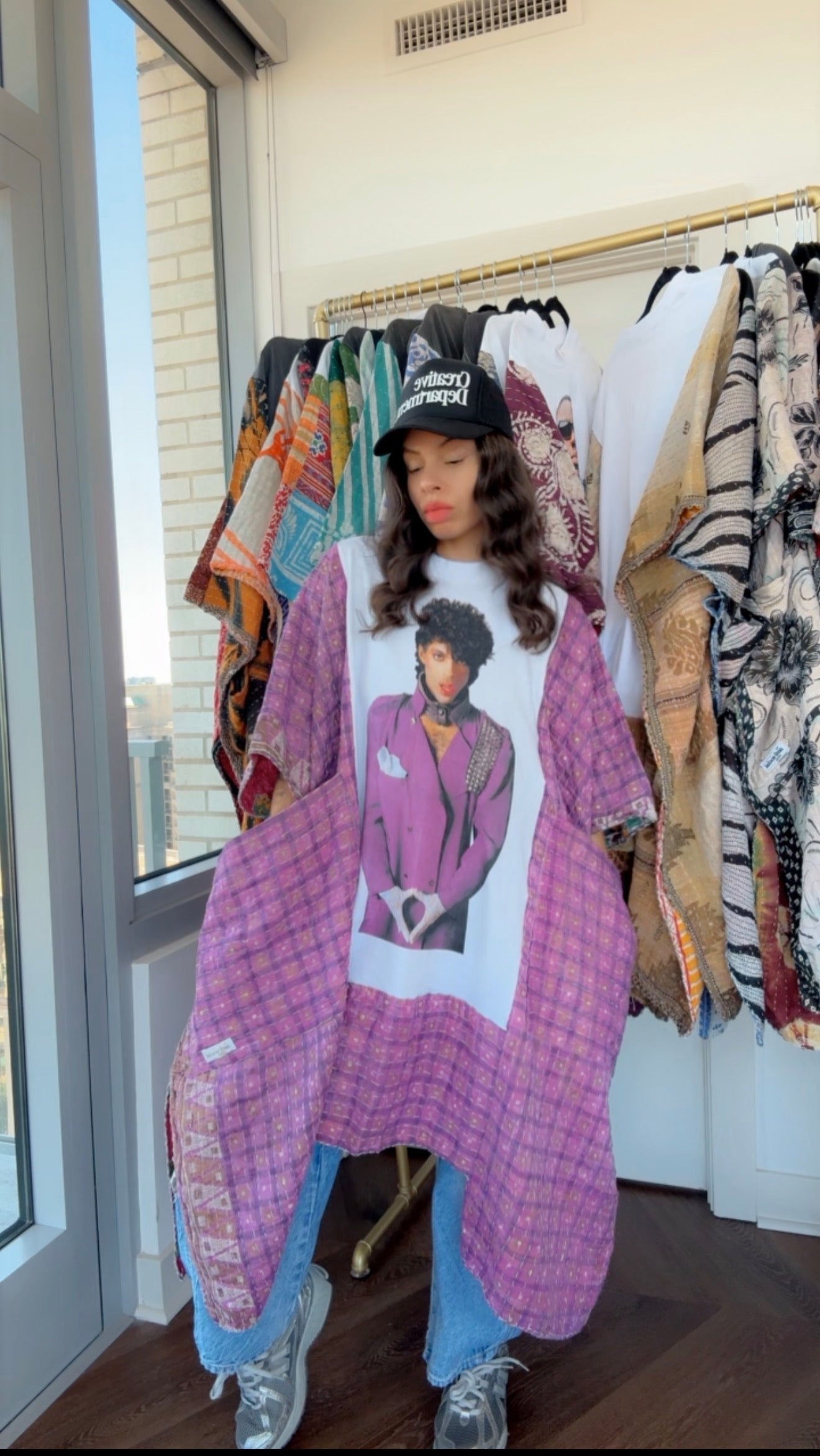 * RARE Prince Hand Painted Original Kantha Band Tee Muu (Top Tier Premium) Collectors Vault