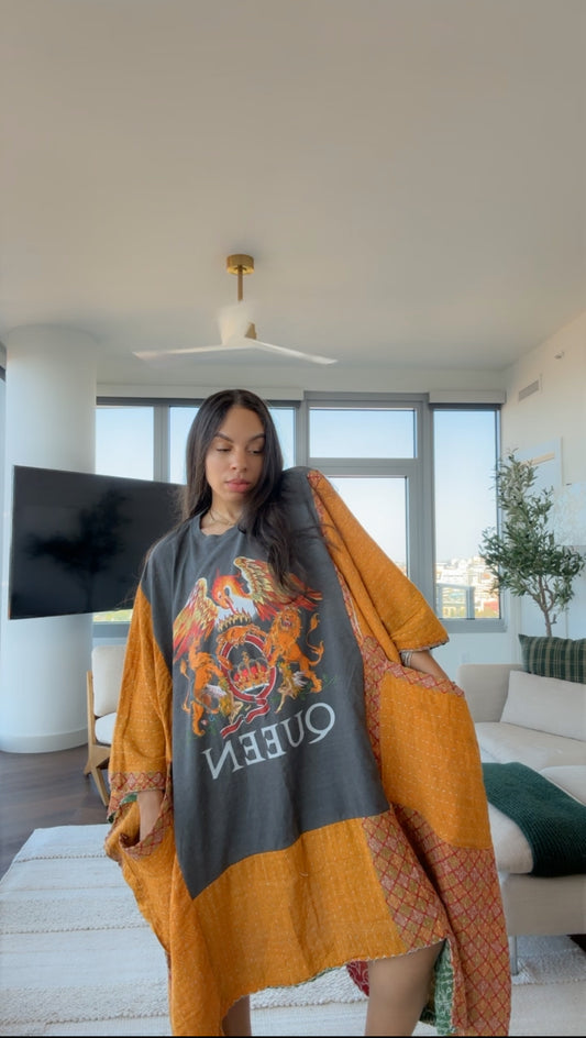*Queen Original Kantha Band Tee Muu