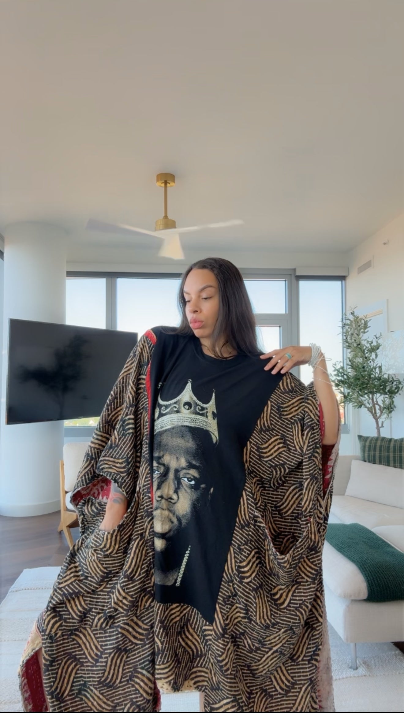 *Notorious B.I.G Original Kantha Band Tee Muu