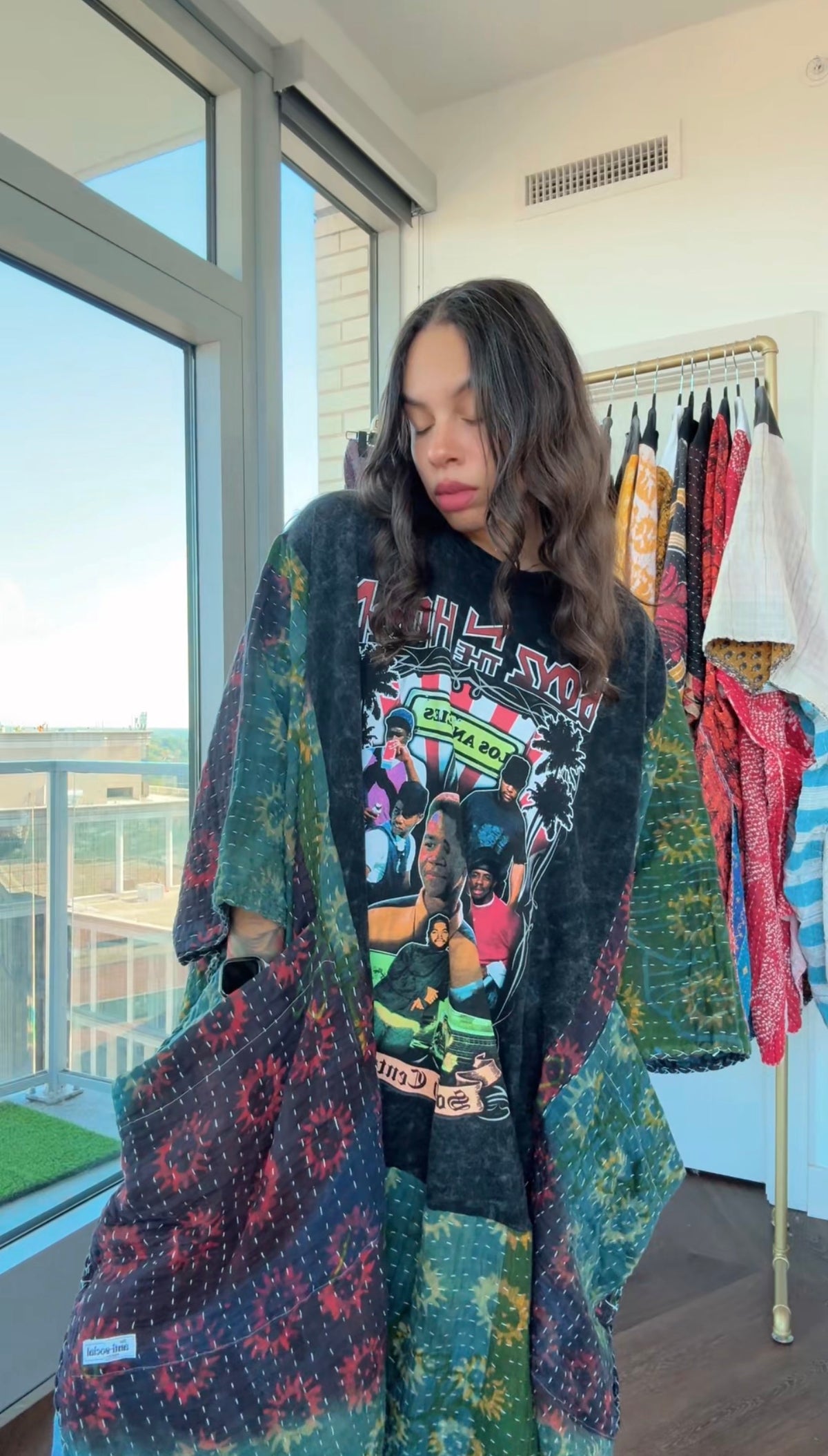 * 10/16 Drop Boyz N The Hood Original Kantha Band Tee Kaftan (Top Tier Premium) Collectors Vault
