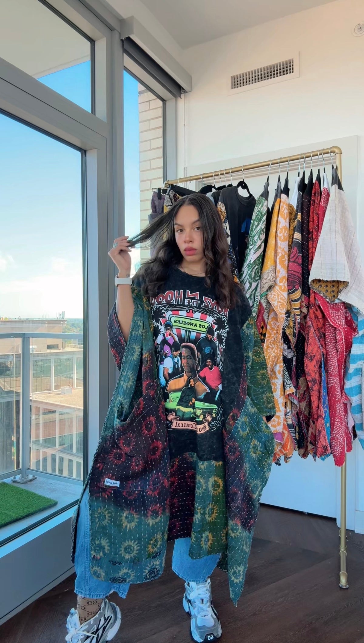 * 10/16 Drop Boyz N The Hood Original Kantha Band Tee Kaftan (Top Tier Premium) Collectors Vault
