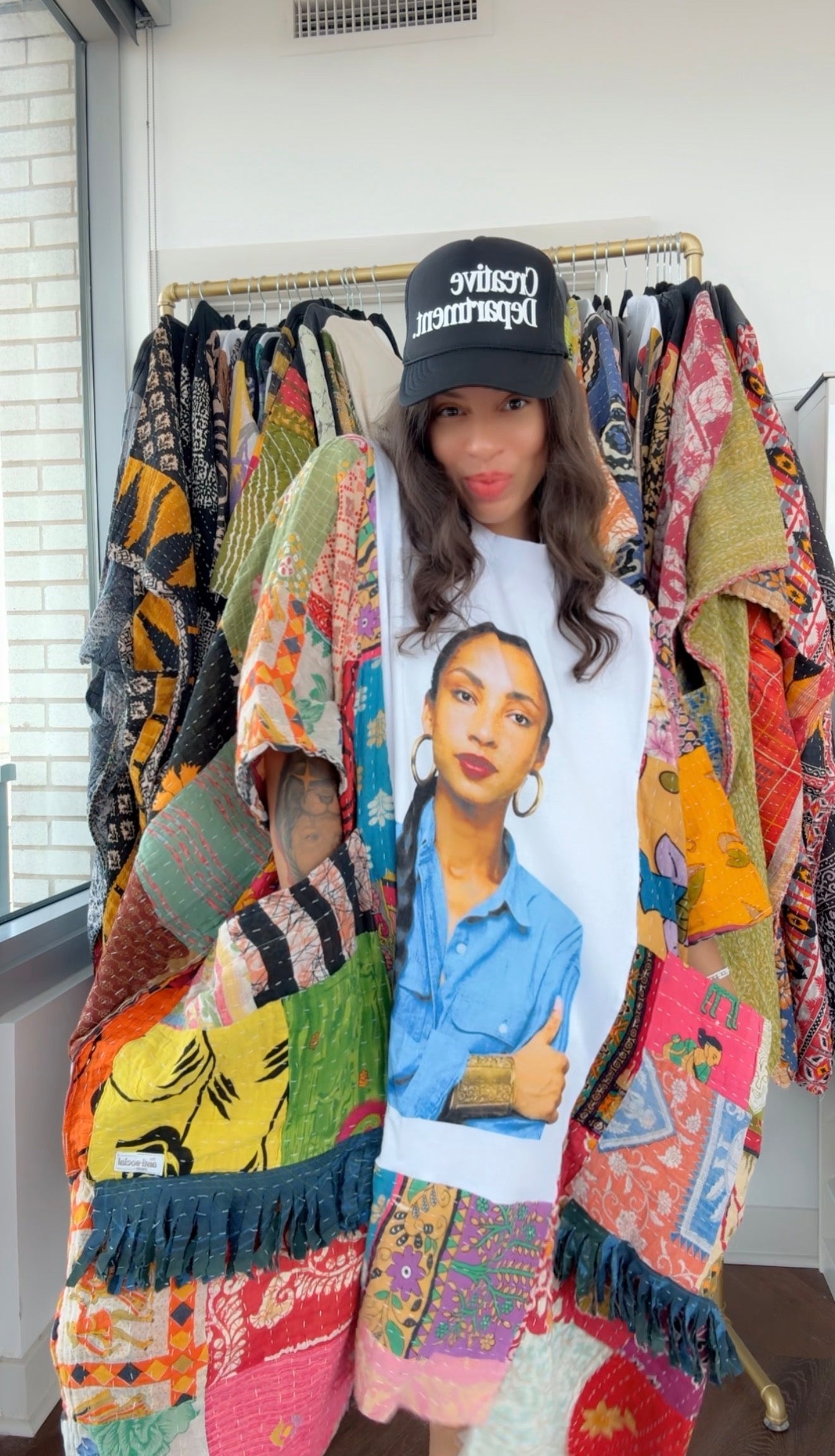 * A RARE Sade Patchwork (Raw Hem + Fringe) Original Kantha Band Tee Muu (Top Tier Premium) Collectors Vault