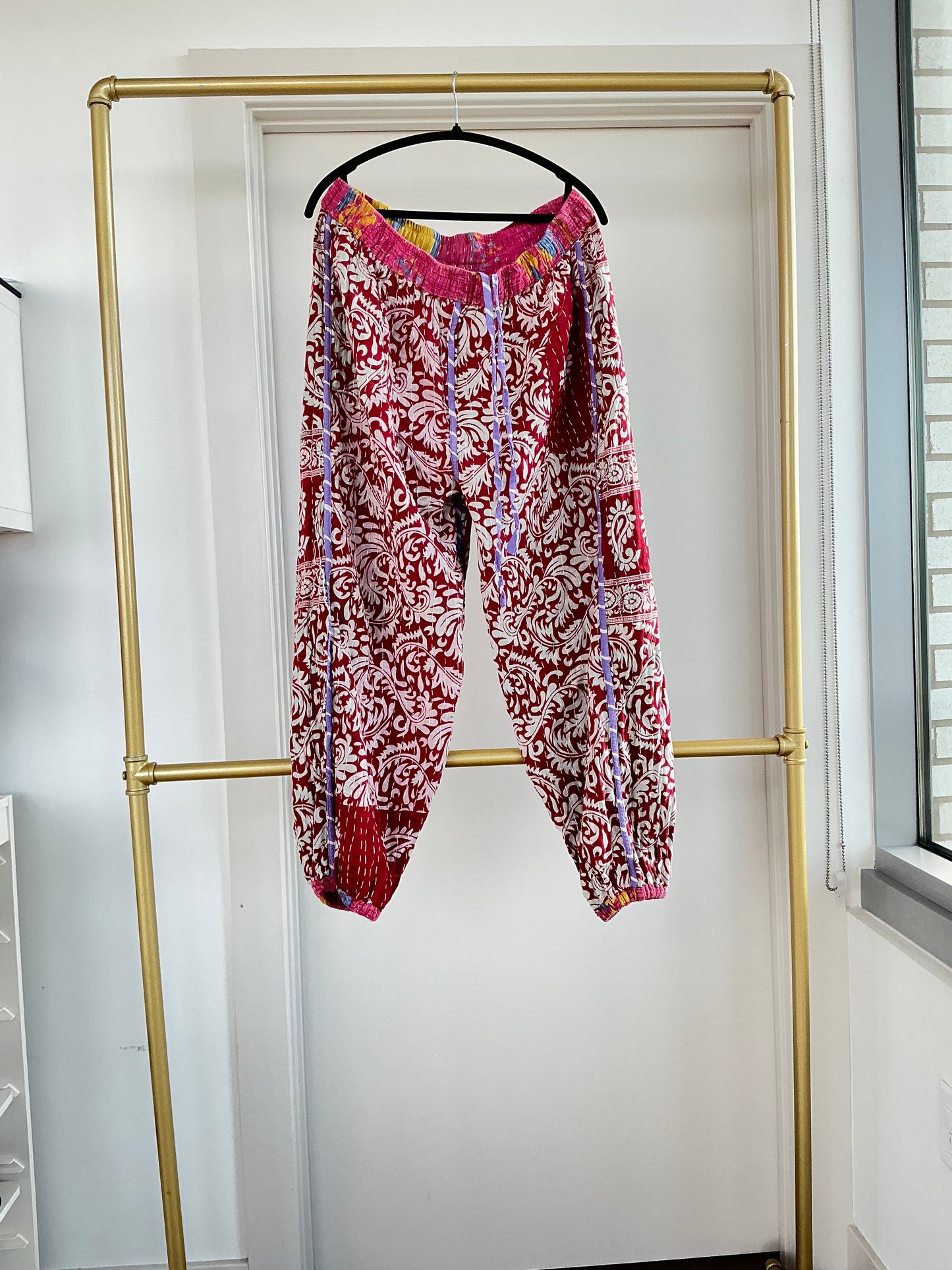 ** Reversible Kantha Jogger Pants (only)