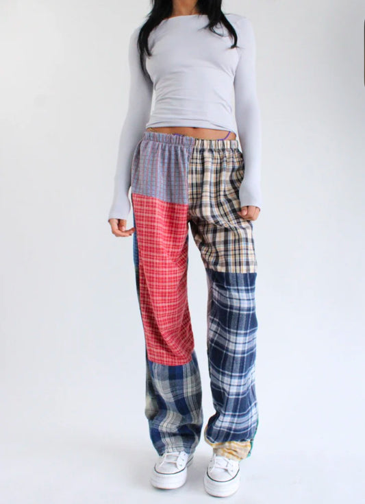 Up-Cycled Flannel Pants
