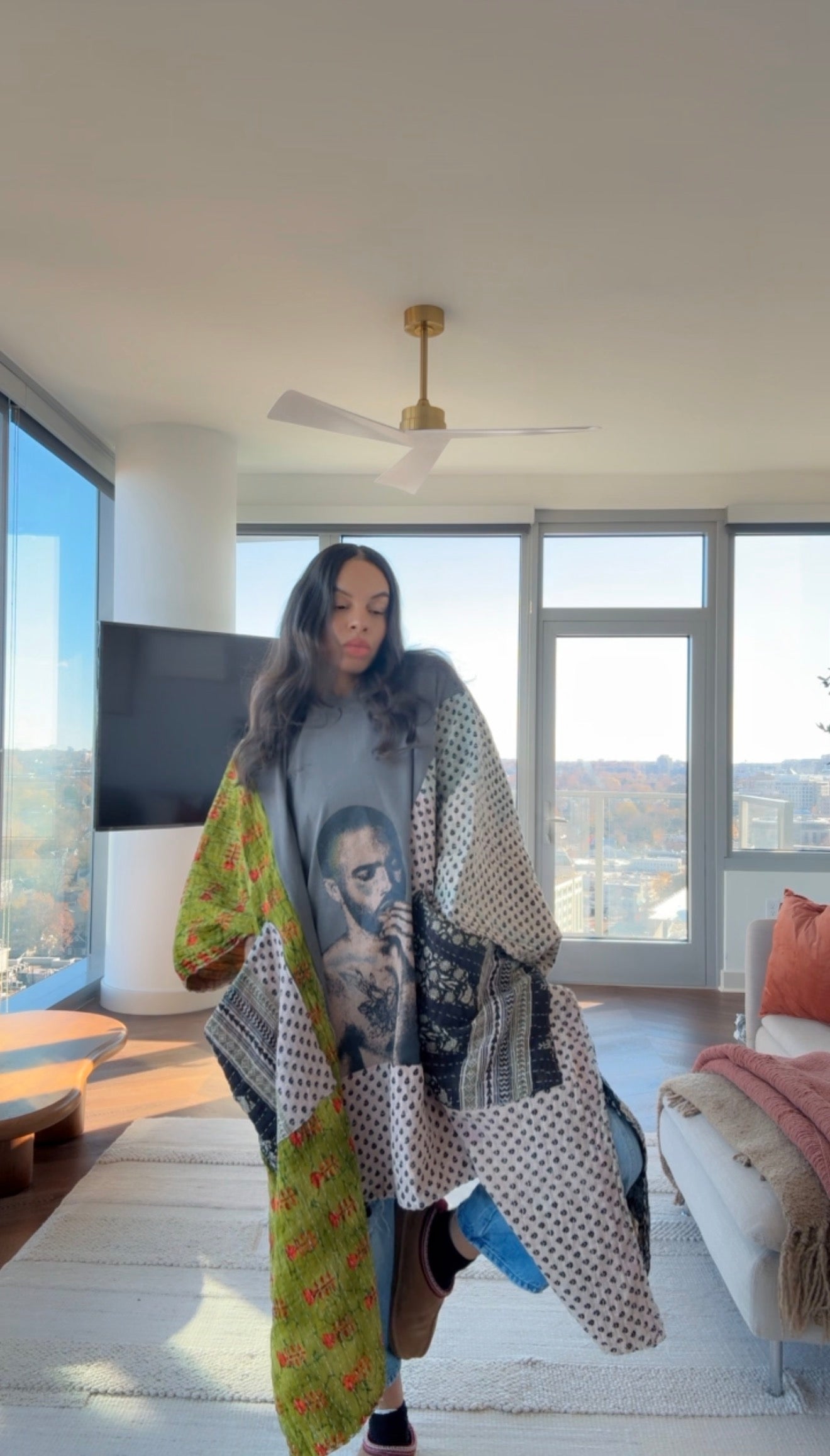 **Frank Ocean Original Kantha Band Tee Muu