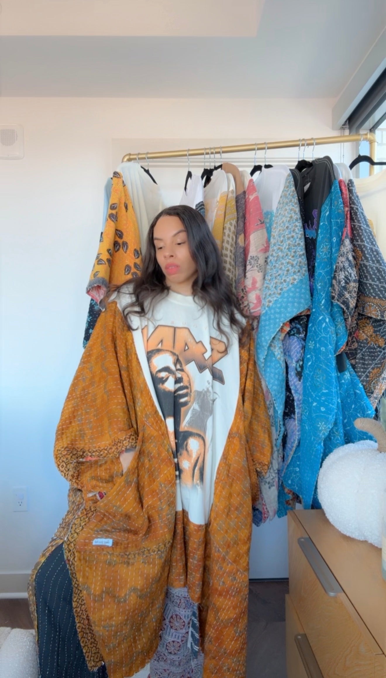 **Sade Original Kantha Band Tee Muu (premium quilt)