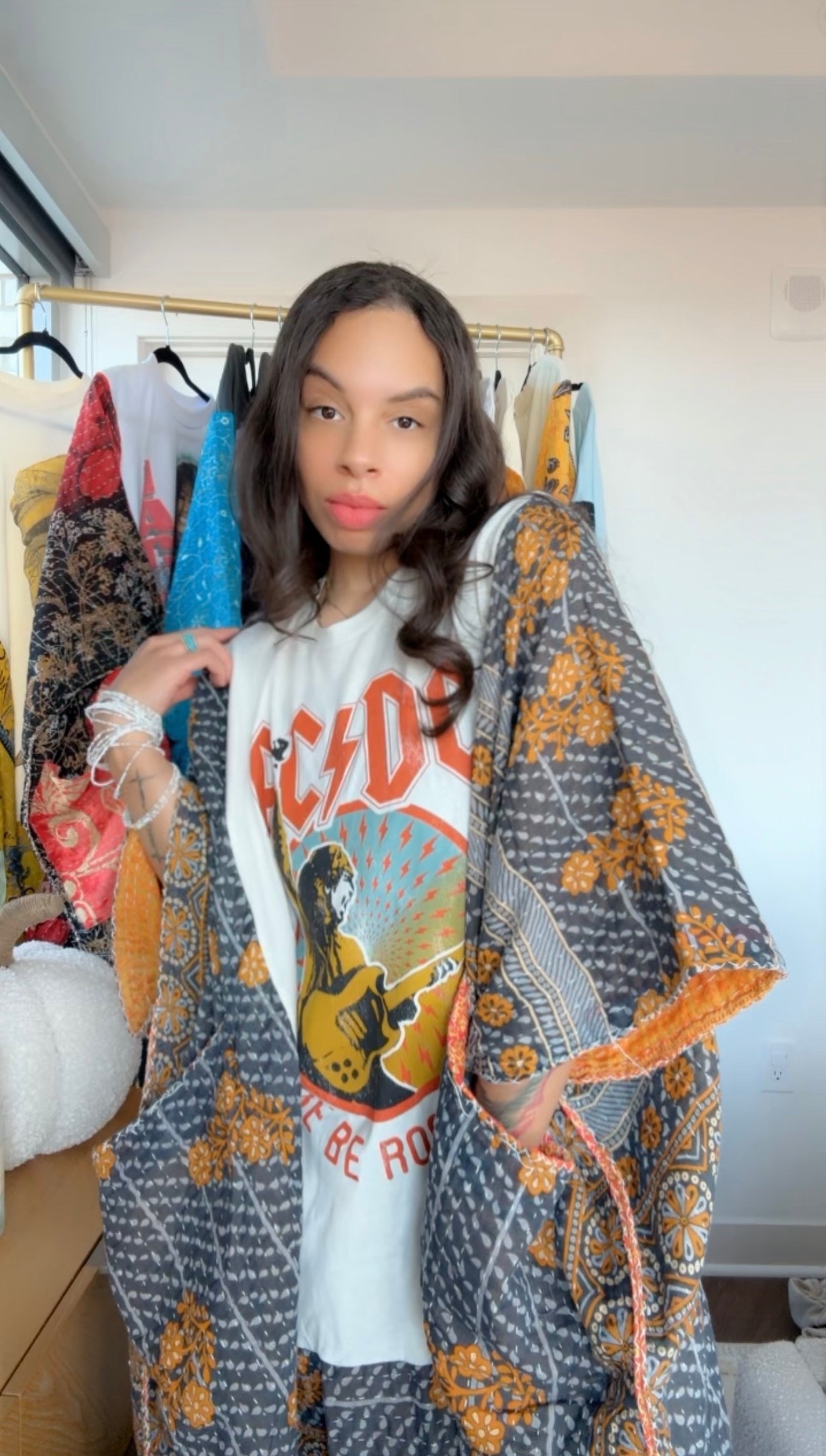 AC/DC Original Kantha Band Tee Muu