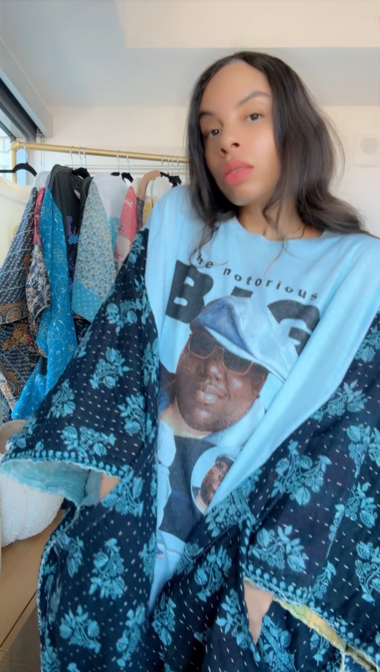 Notorious B.I.G Original Kantha Band Tee Muu