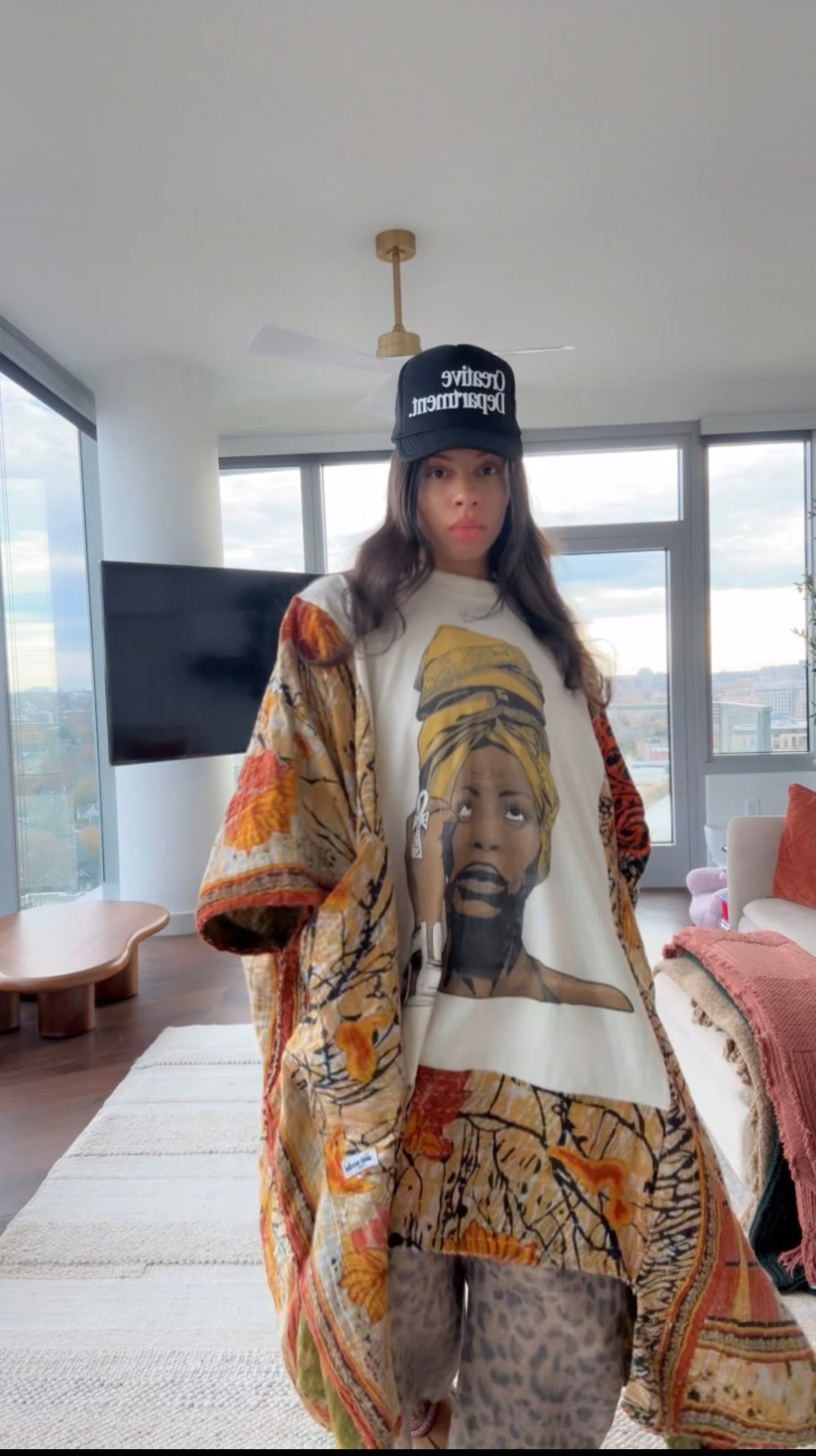 *Erykah Badu Original Kantha Band Tee Muu