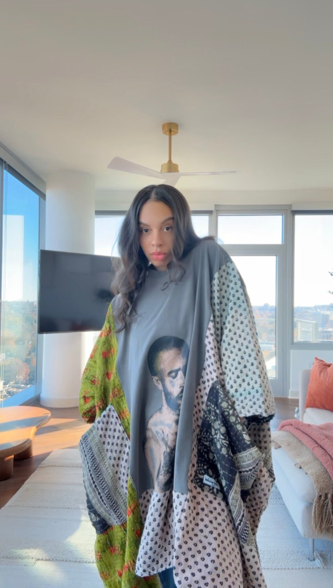 **Frank Ocean Original Kantha Band Tee Muu