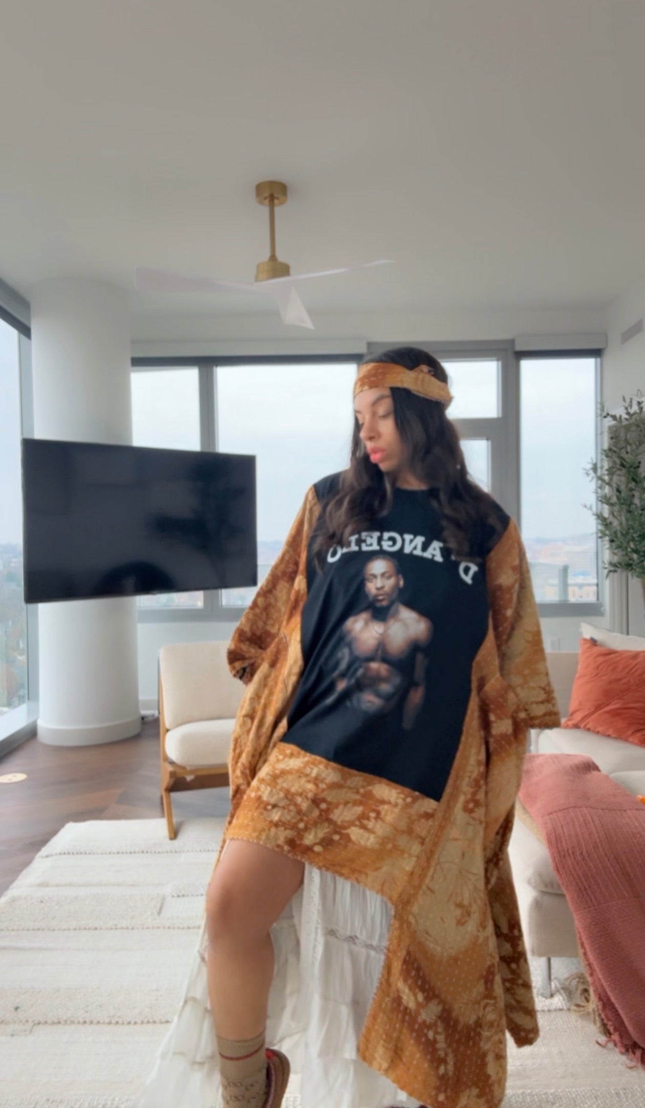 **D’Angelo Original Kantha Band Tee Muu