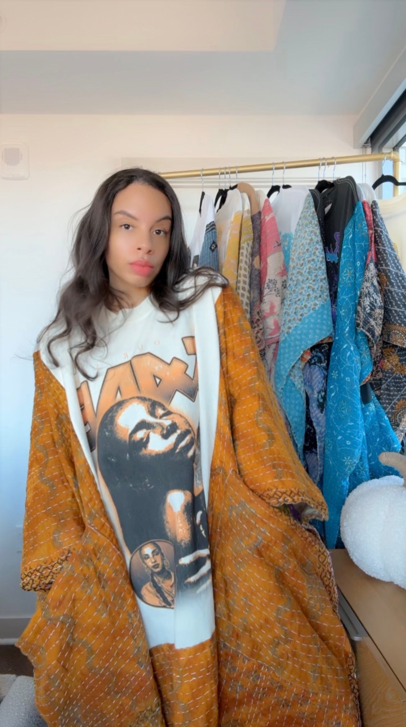 **Sade Original Kantha Band Tee Muu (premium quilt)